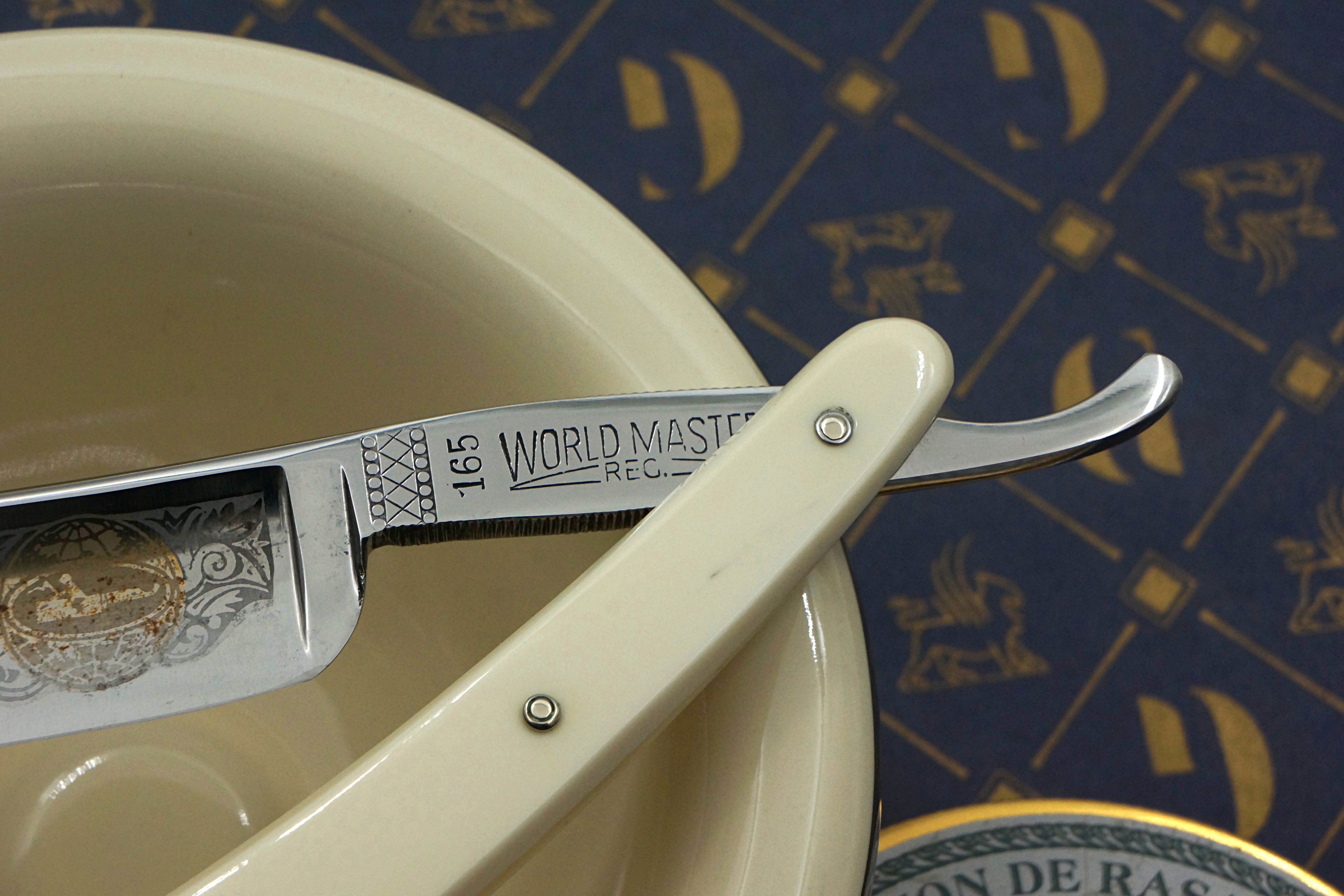 Otto Busch World Master - Excellent 13/16 Full Hollow - Vintage Solingen Straight Razor - Shave Ready