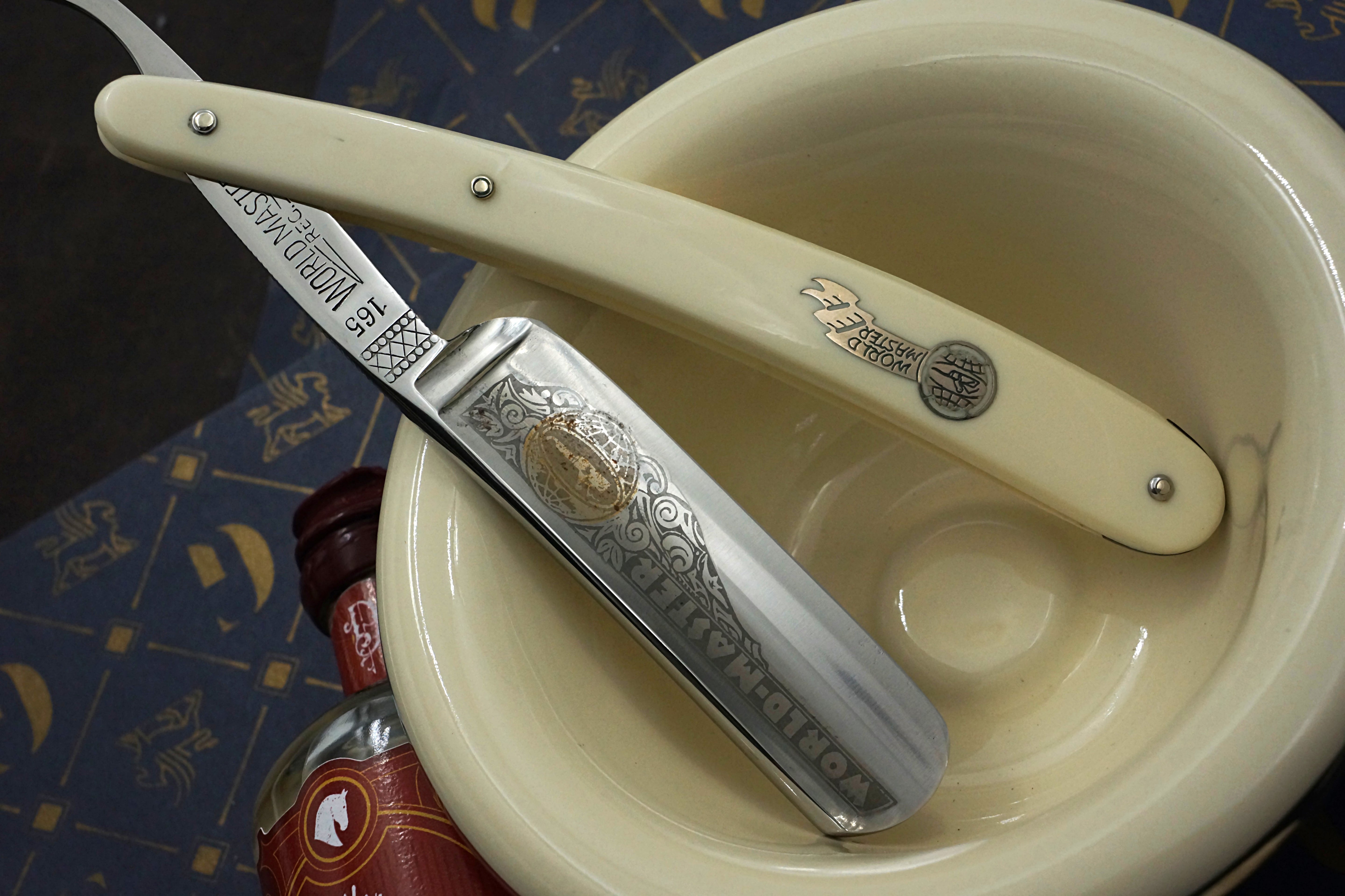 Otto Busch World Master - Excellent 13/16 Full Hollow - Vintage Solingen Straight Razor - Shave Ready