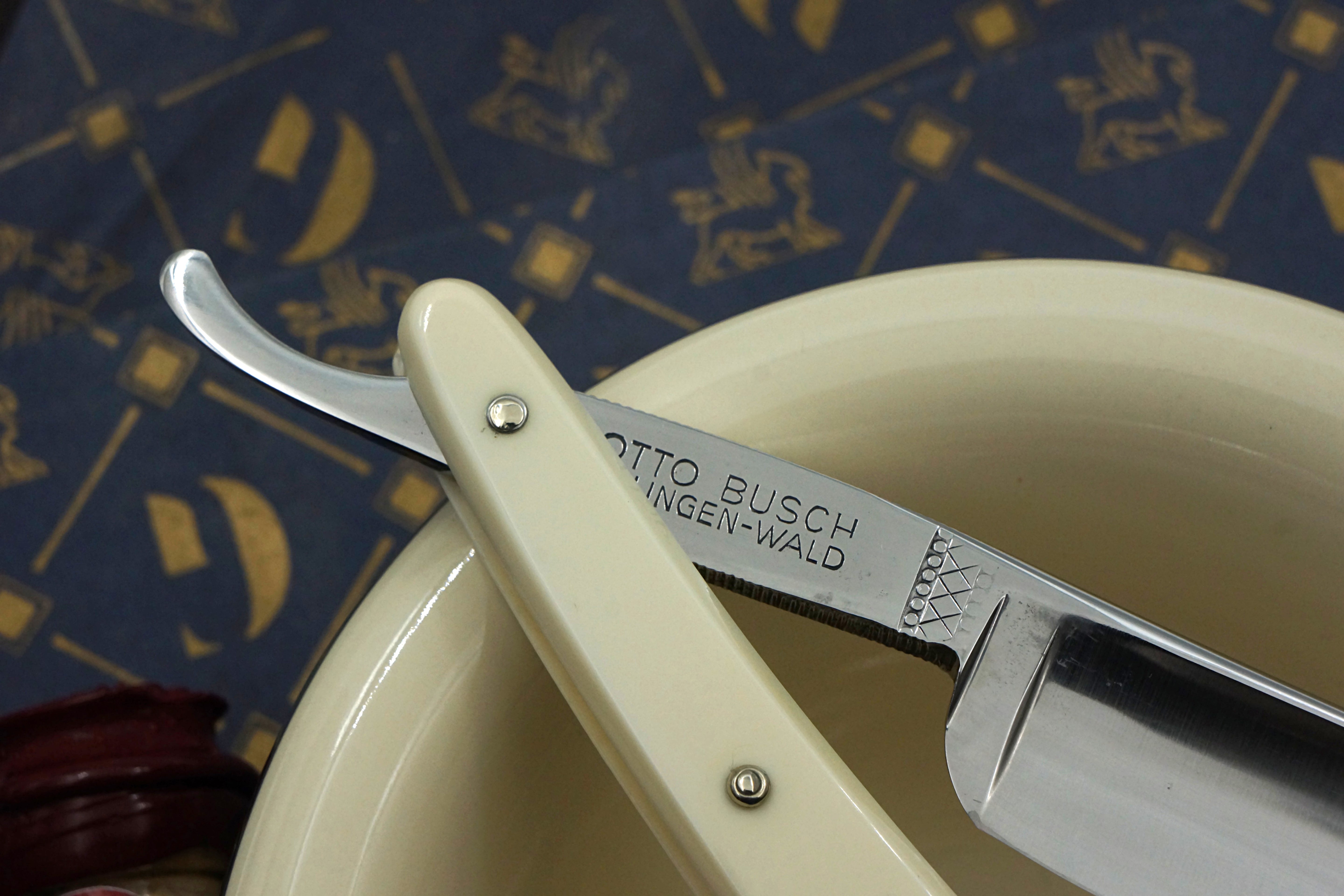 Otto Busch World Master - Excellent 13/16 Full Hollow - Vintage Solingen Straight Razor - Shave Ready