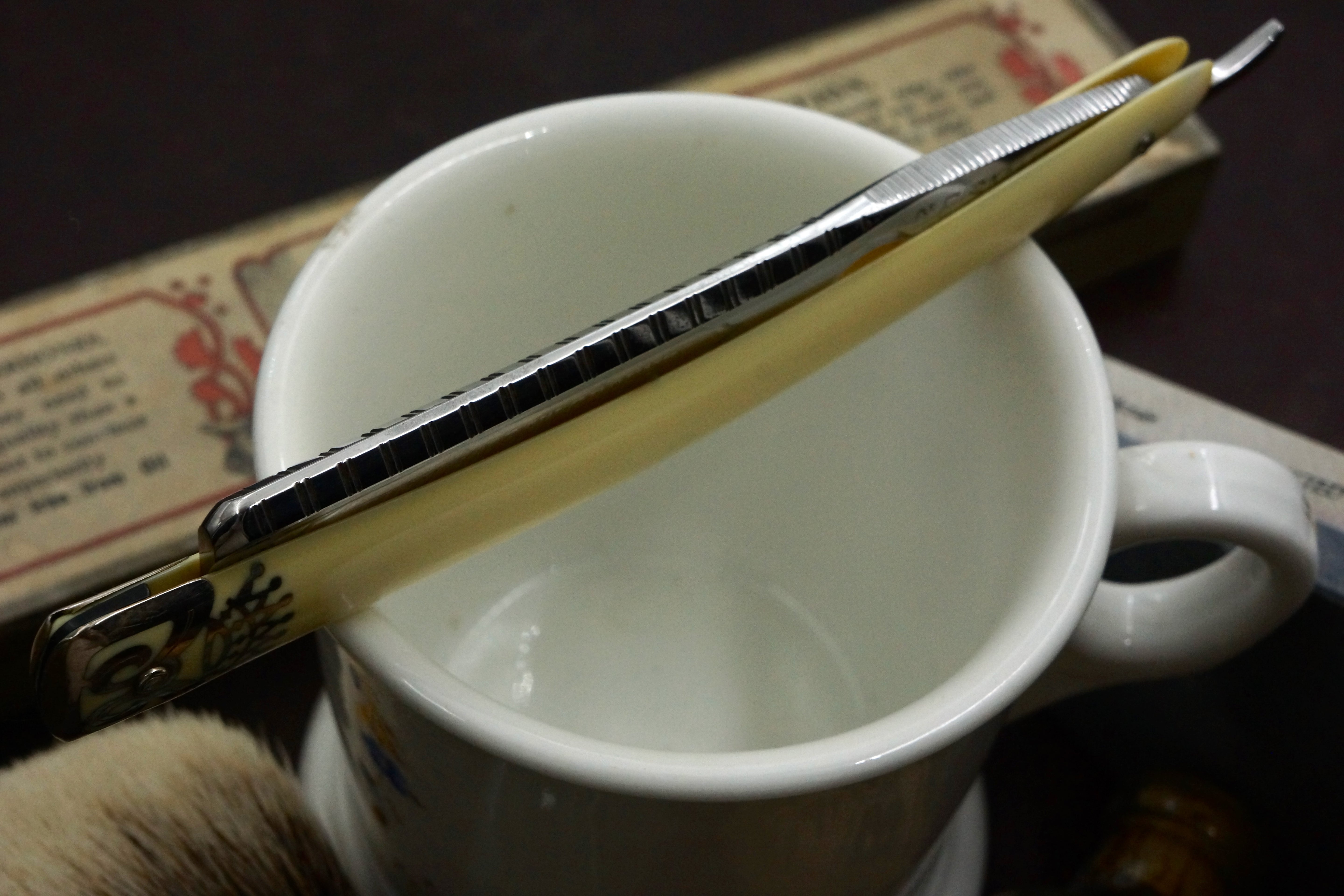 Bismarck - 13/16 Full Hollow Blade - Excellent Restored Vintage Solingen Straight Razor - Shave Ready