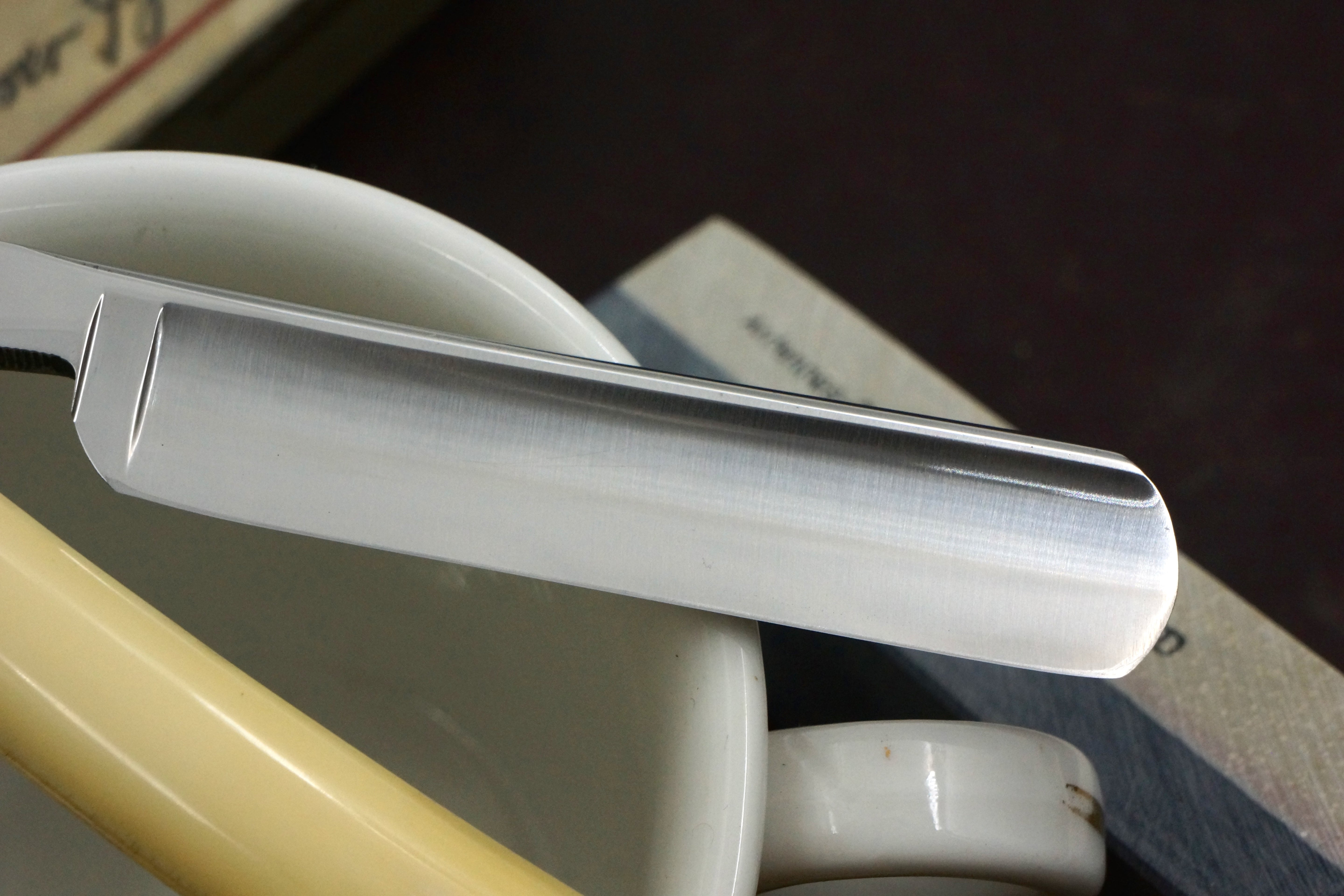 Alcoso 430- 13/16 Excellent Full Hollow - Fancy Restored Solingen Straight Razor - Shave Ready