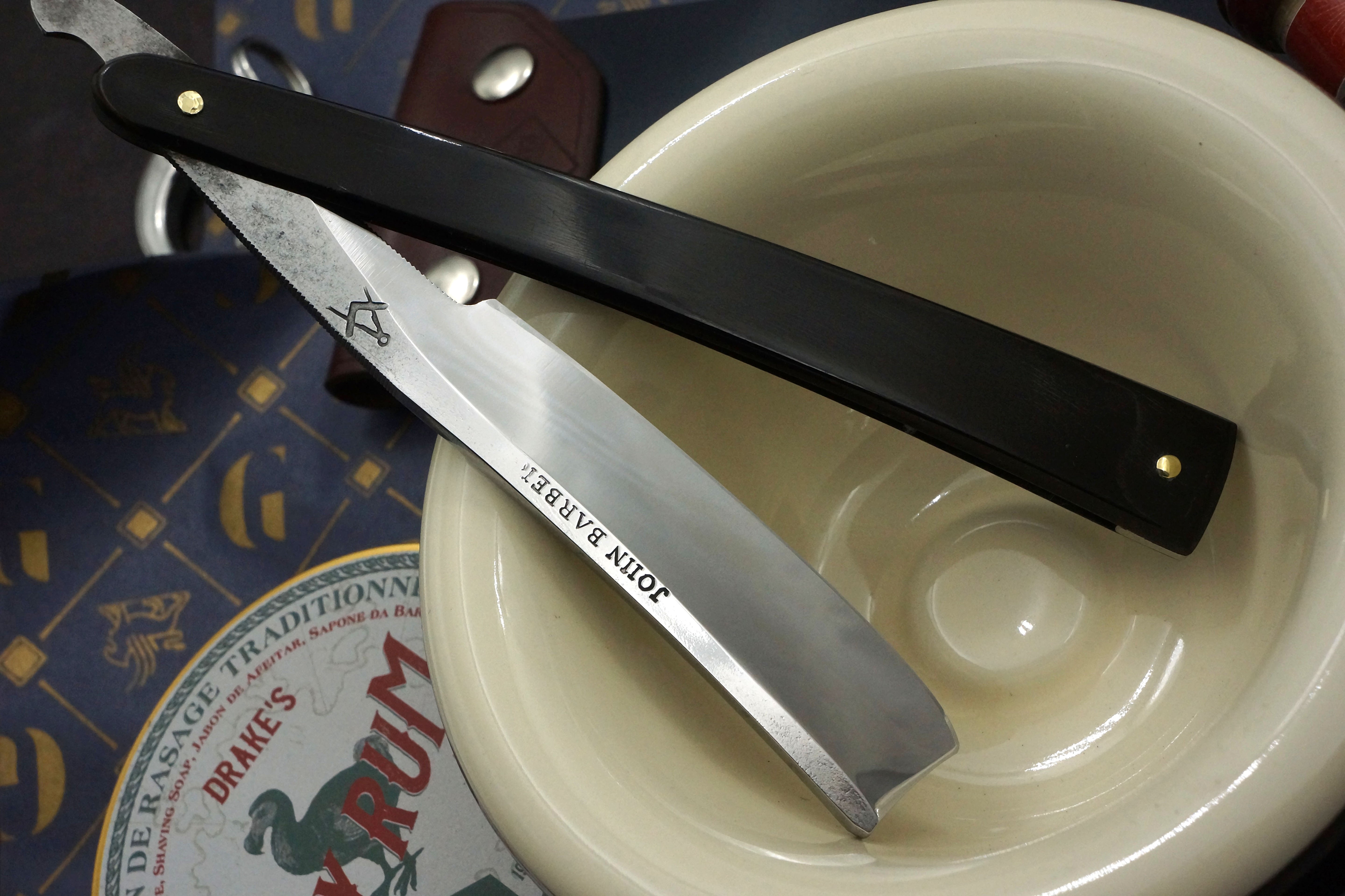 John Barber Early 1800s - 6/8 Stubtail Blade with Original Scales - Vintage Sheffield Straight Razor - Shave Ready