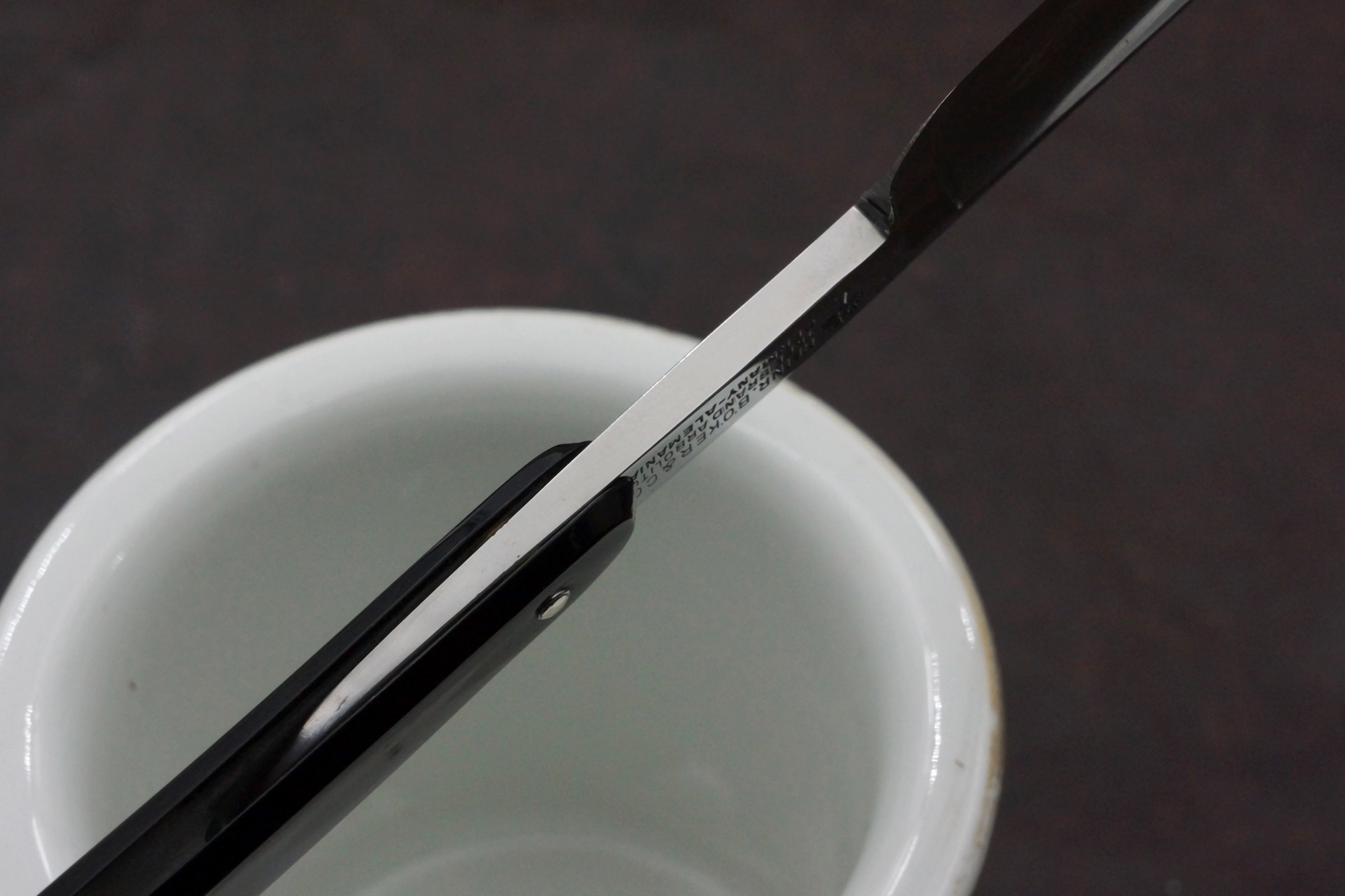 Boker Inox Stainless 13/16 - Stunning Full Hollow Blade Restored - Solingen Vintage Straight Razor - Shave Ready