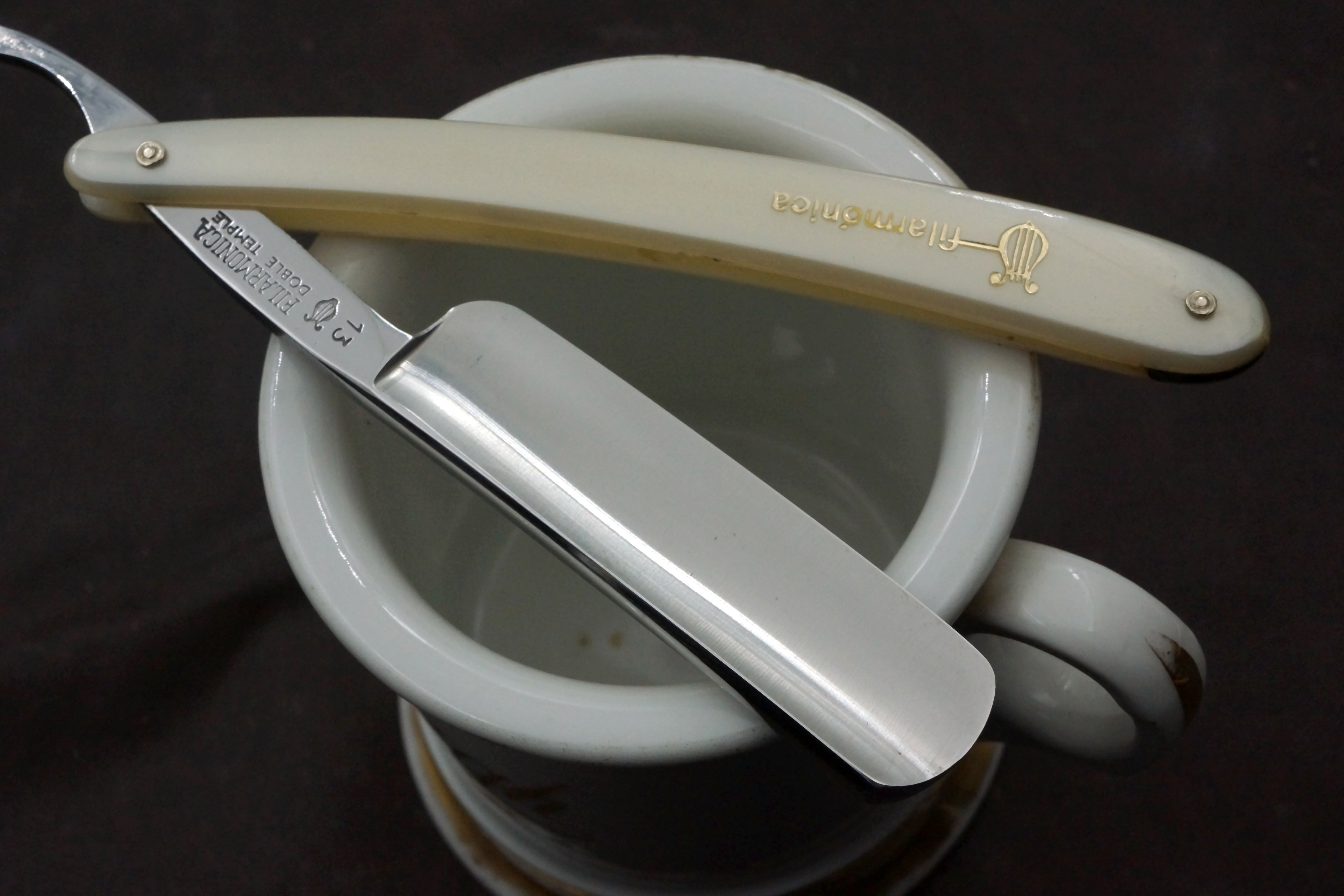 Filarmonica No. 13 13/16 Full Hollow Blade - Near Pristine Vintage Spanish Straight Razor - Shave Ready