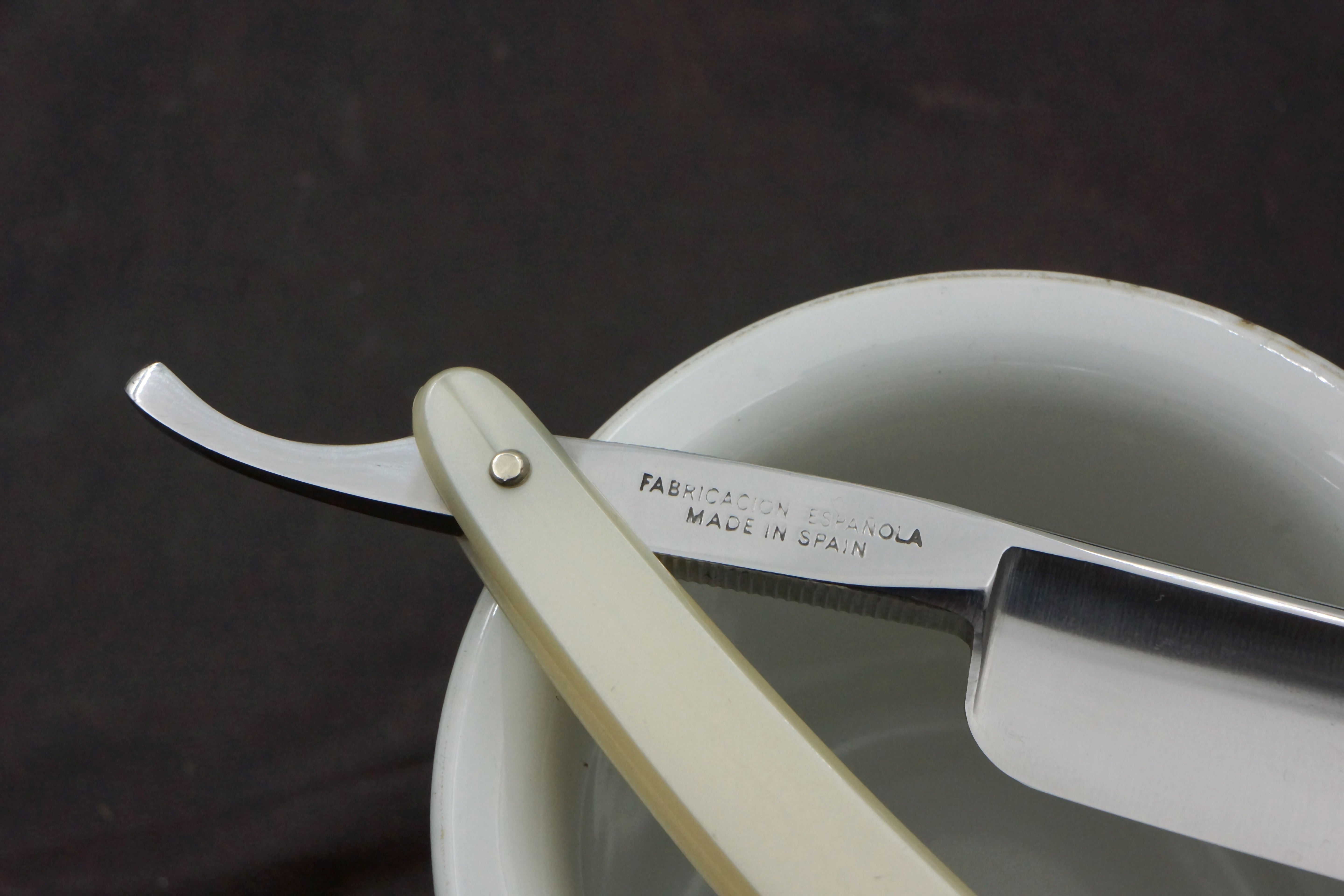 Filarmonica No. 13 13/16 Full Hollow Blade - Near Pristine Vintage Spanish Straight Razor - Shave Ready