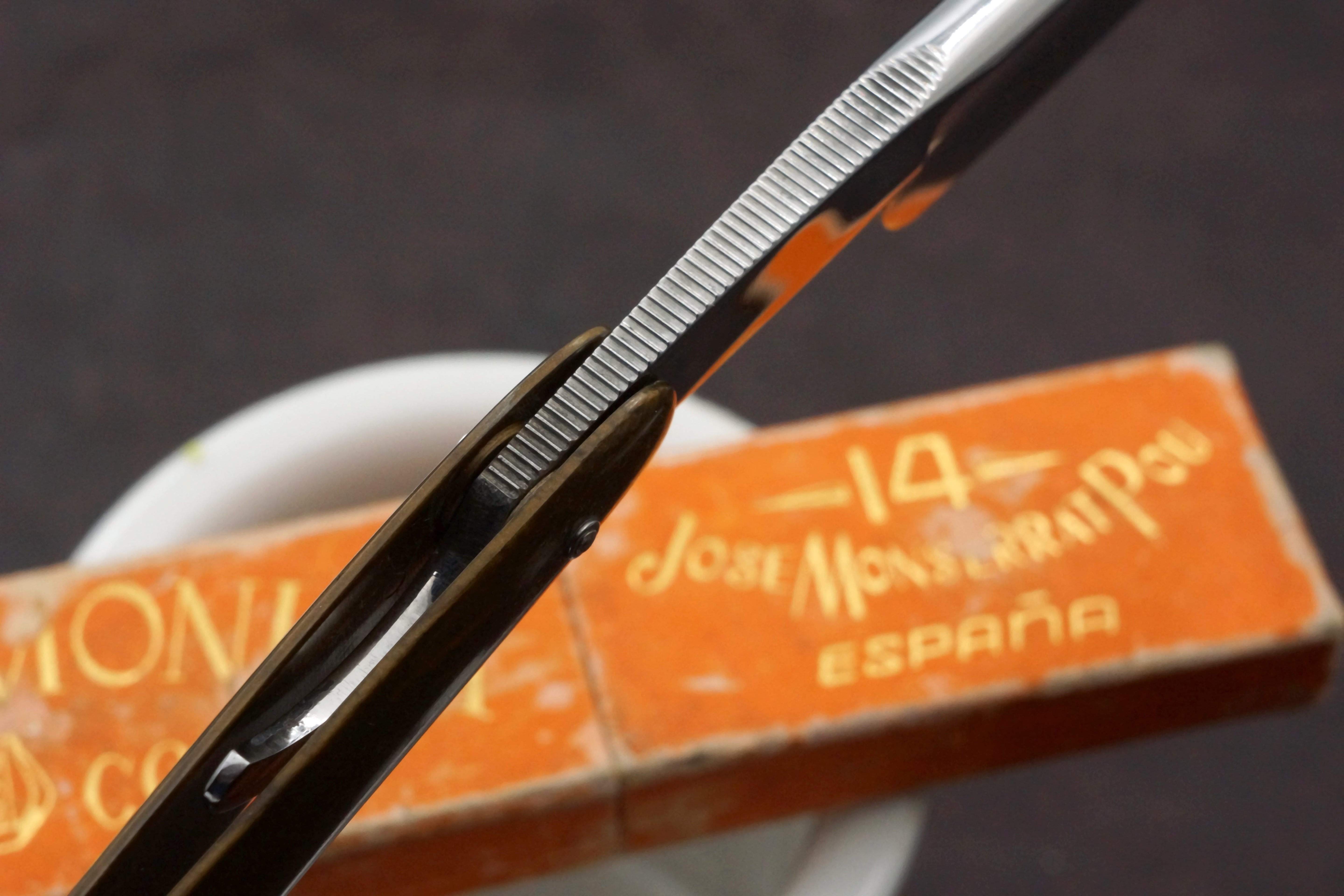 Filarmonica JMP No. 14 Sub Cero 15/16 Full Hollow Blade - Excellent Restored Vintage Spanish Straight Razor - Shave Ready