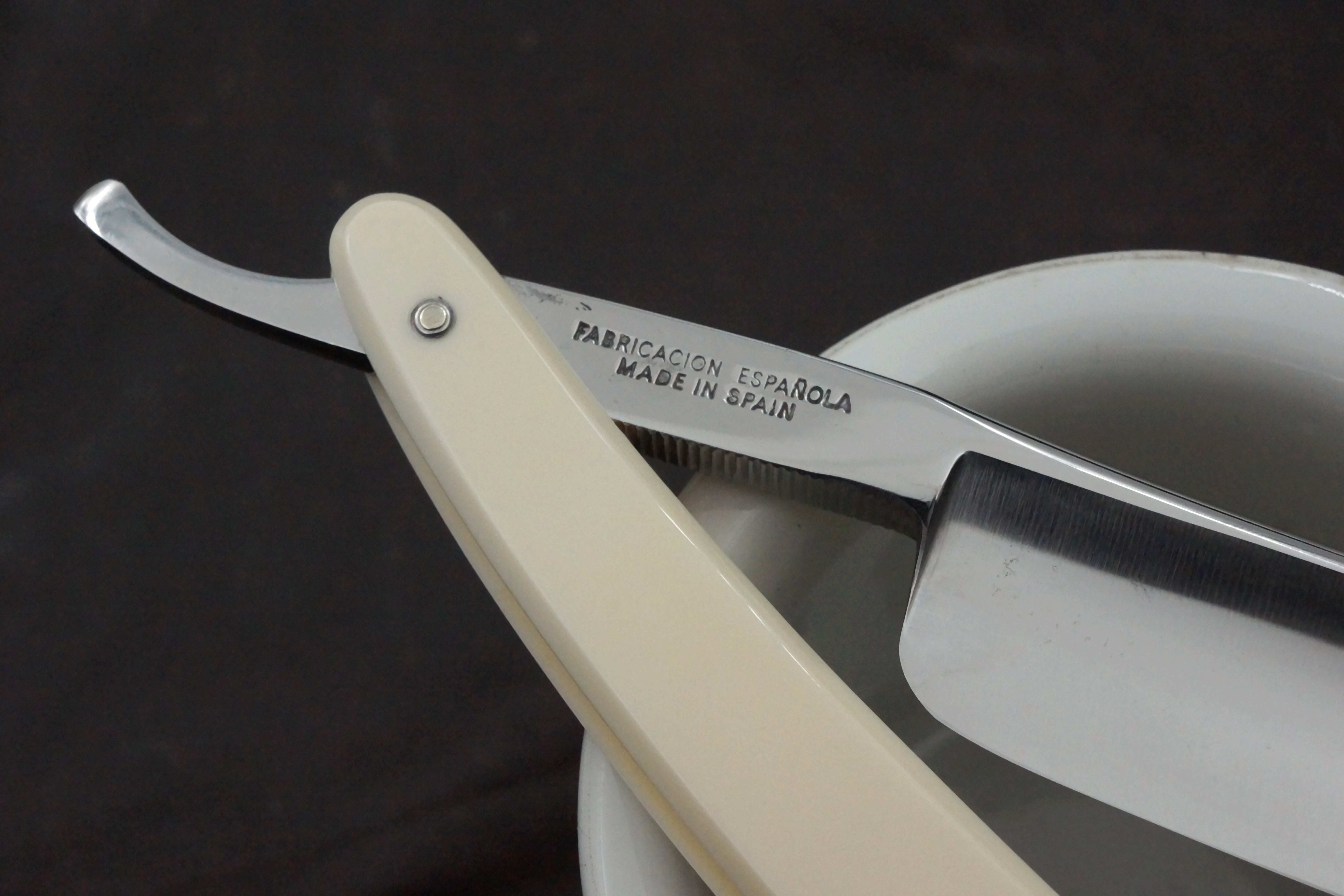 Filarmonica No. 14 Doble Temple 15/16 Full Hollow Blade - Excellent Restored Vintage Spanish Straight Razor - Shave Ready