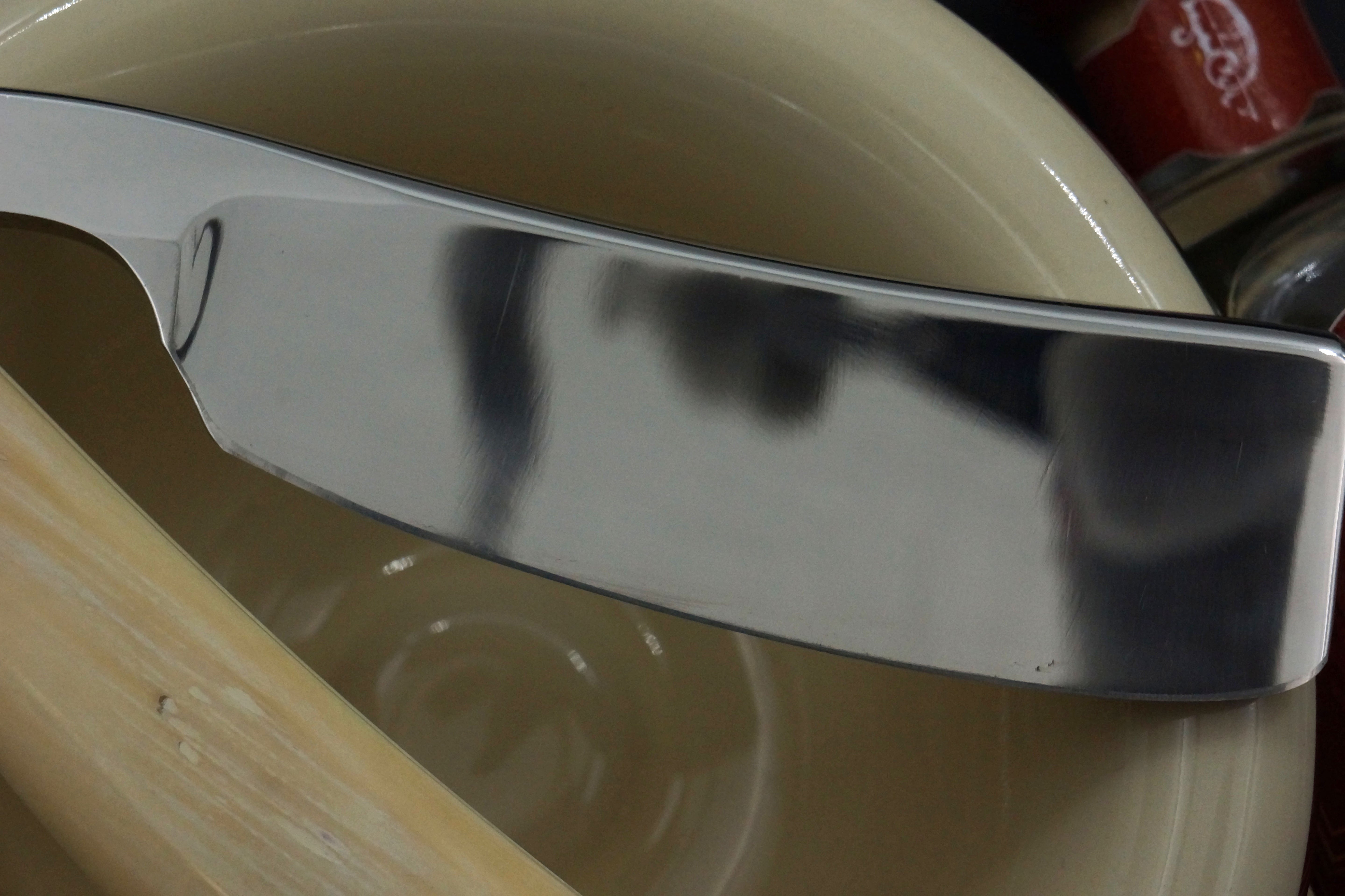 Edward Leon Rare & Large 9/8 Etched Blade with Mamoth Ivory Scales Sheffield Straight Razor - Shave Ready