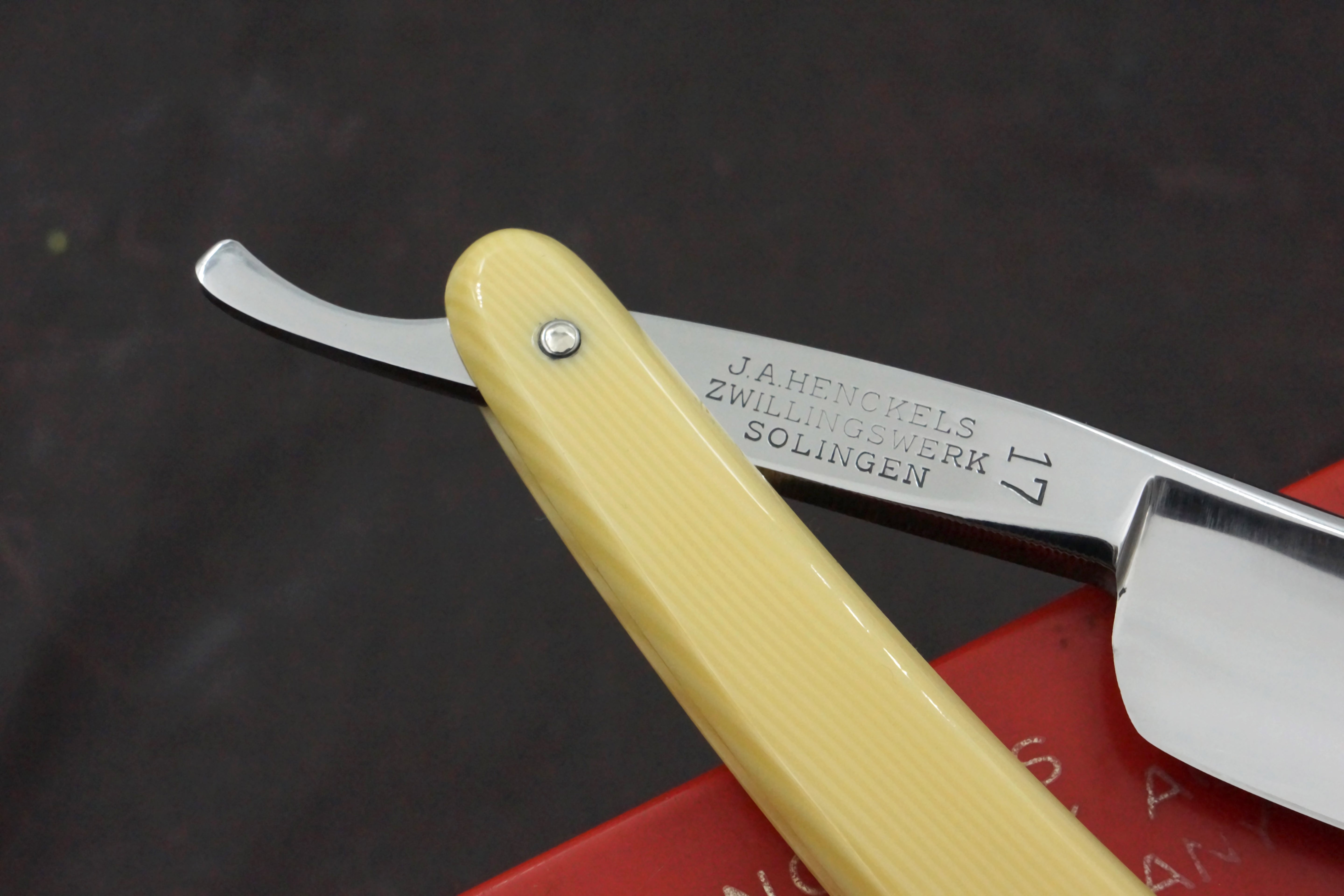 Henckels Friodur 7/8 No. 17 - Restored Full Hollow - Solingen Stainless Straight Razor - Shave Ready