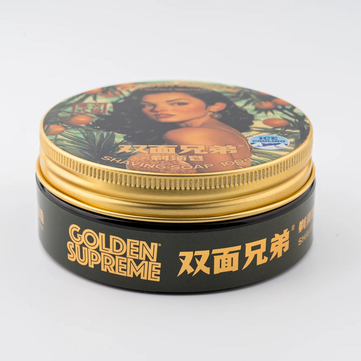 Twoface Brothers - Golden Supreme Italian Bitter Orange Shaving Soap (3.54oz / 100g)