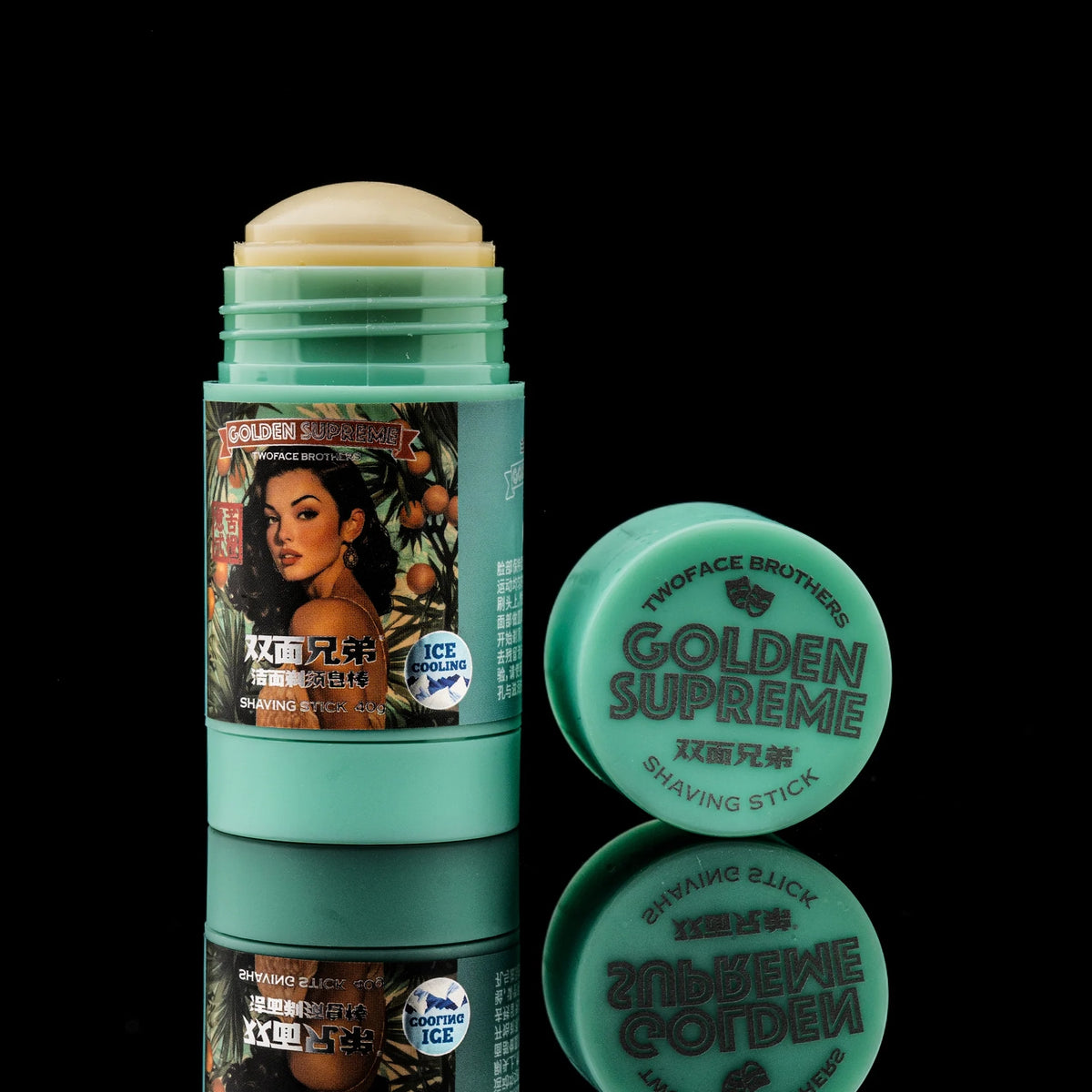 Twoface Brothers - Golden Supreme Italian Bitter Orange Shaving Soap Stick (1.5oz / 40g)