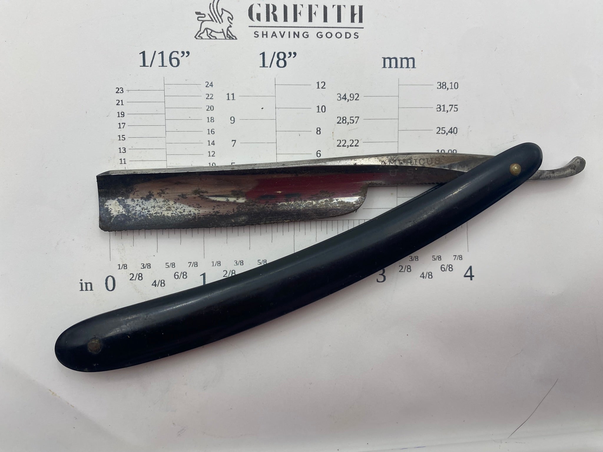 Vintage Americus USA Razor for Restoration