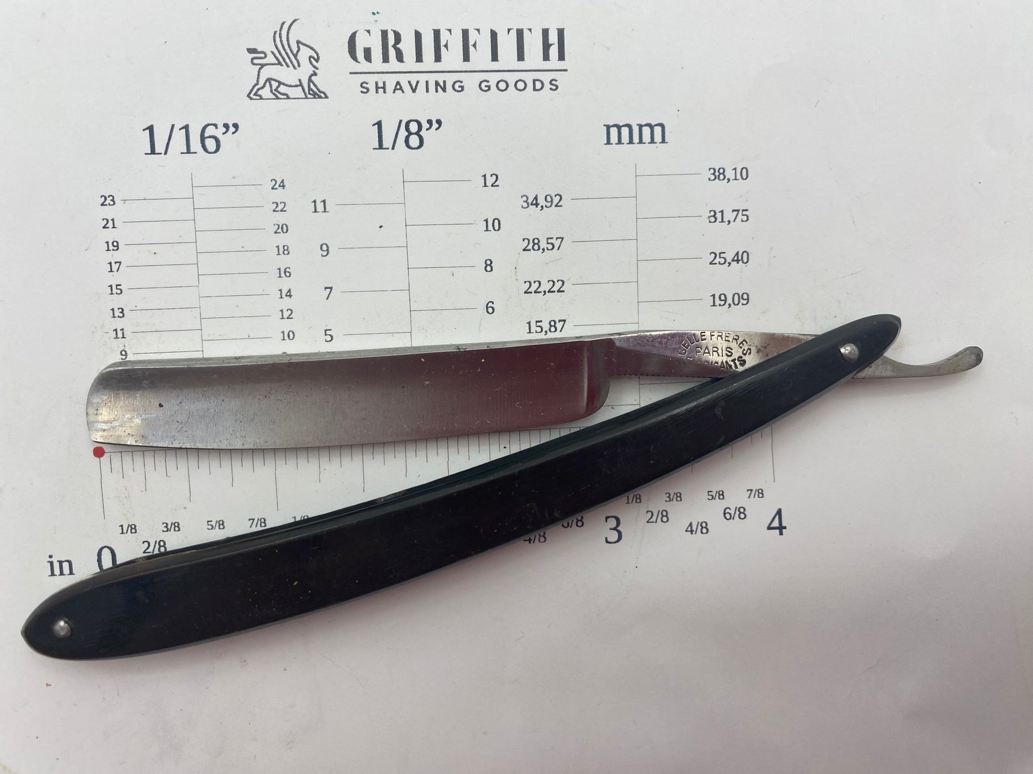 Vintage Gelle Freres French Razor for Restoration