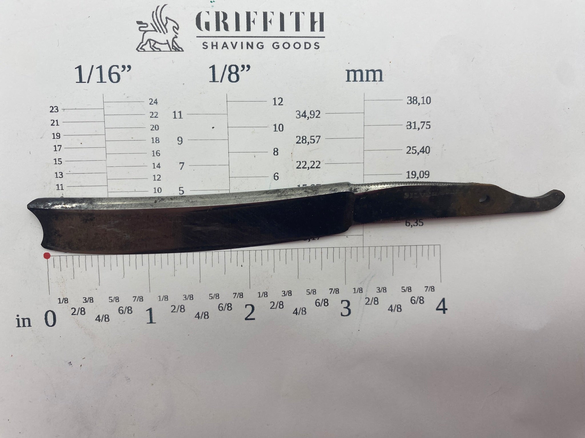 Vintage Early 1800s "Silver Steel" Sheffield Razor for Restoration