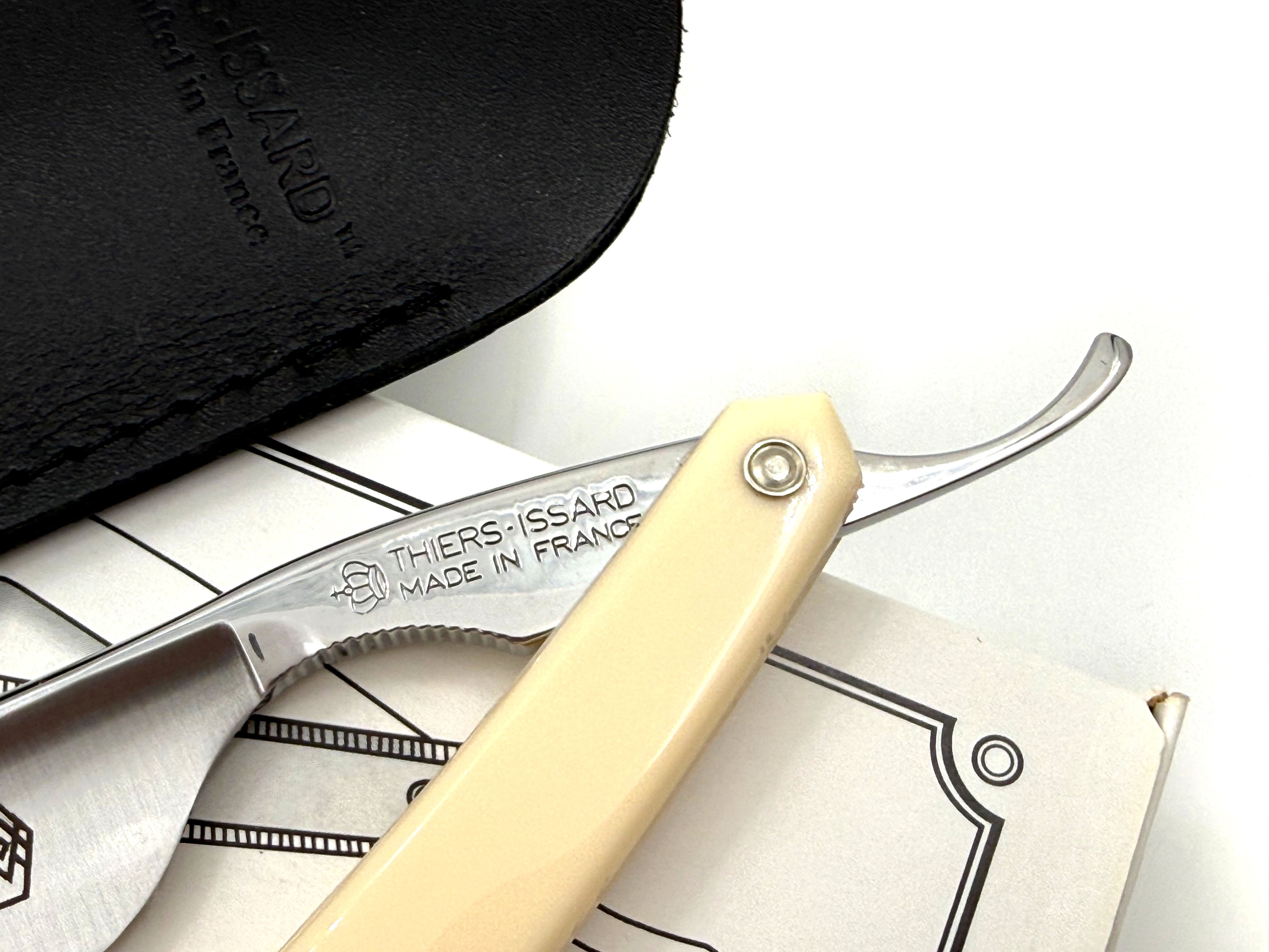 Thiers Issard 5/8 "Spartacus" Etch - Gladiator Scales - Full Hollow Straight Razor