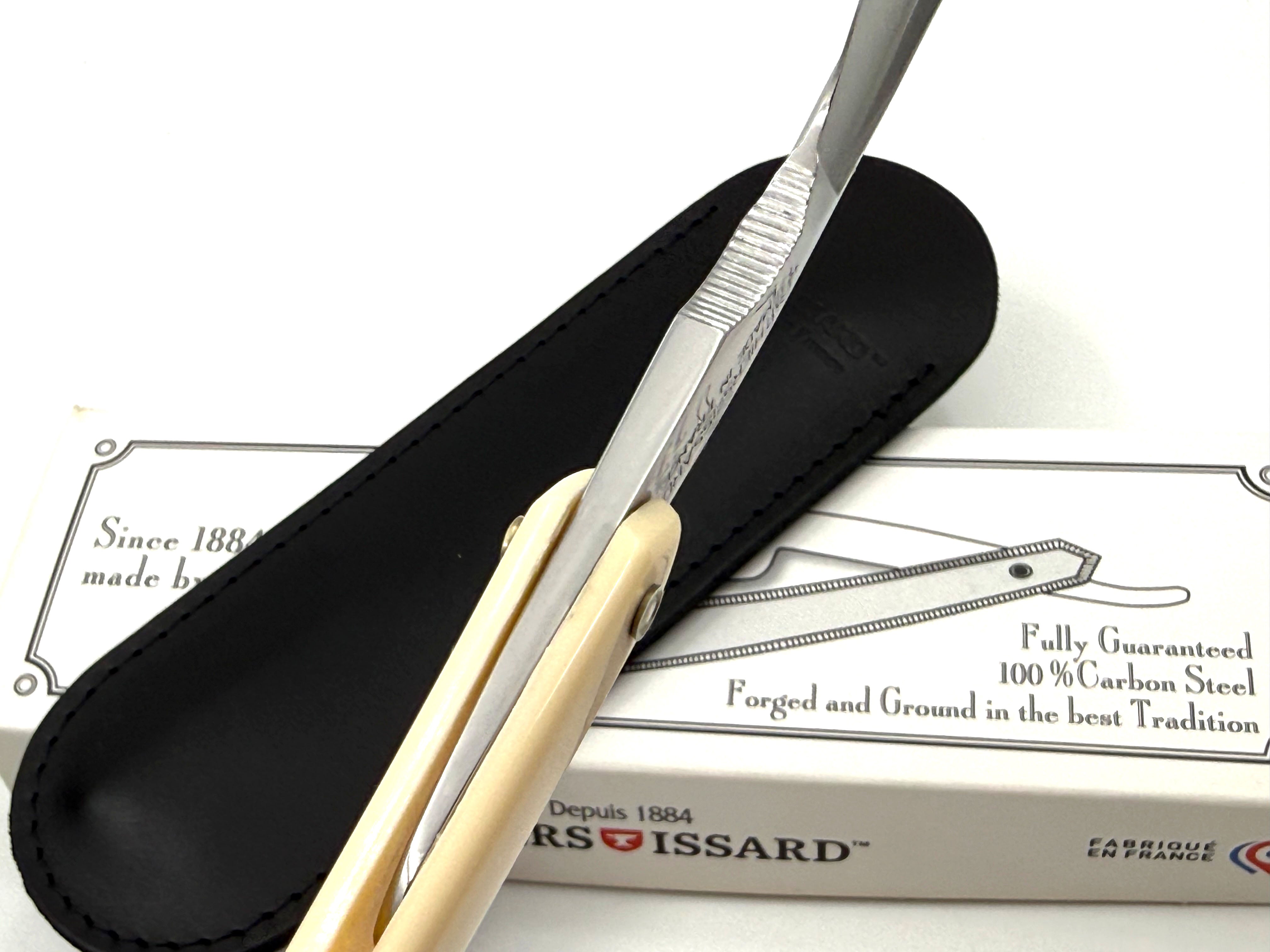 Thiers Issard 5/8 "Spartacus" Etch - Gladiator Scales - Full Hollow Straight Razor