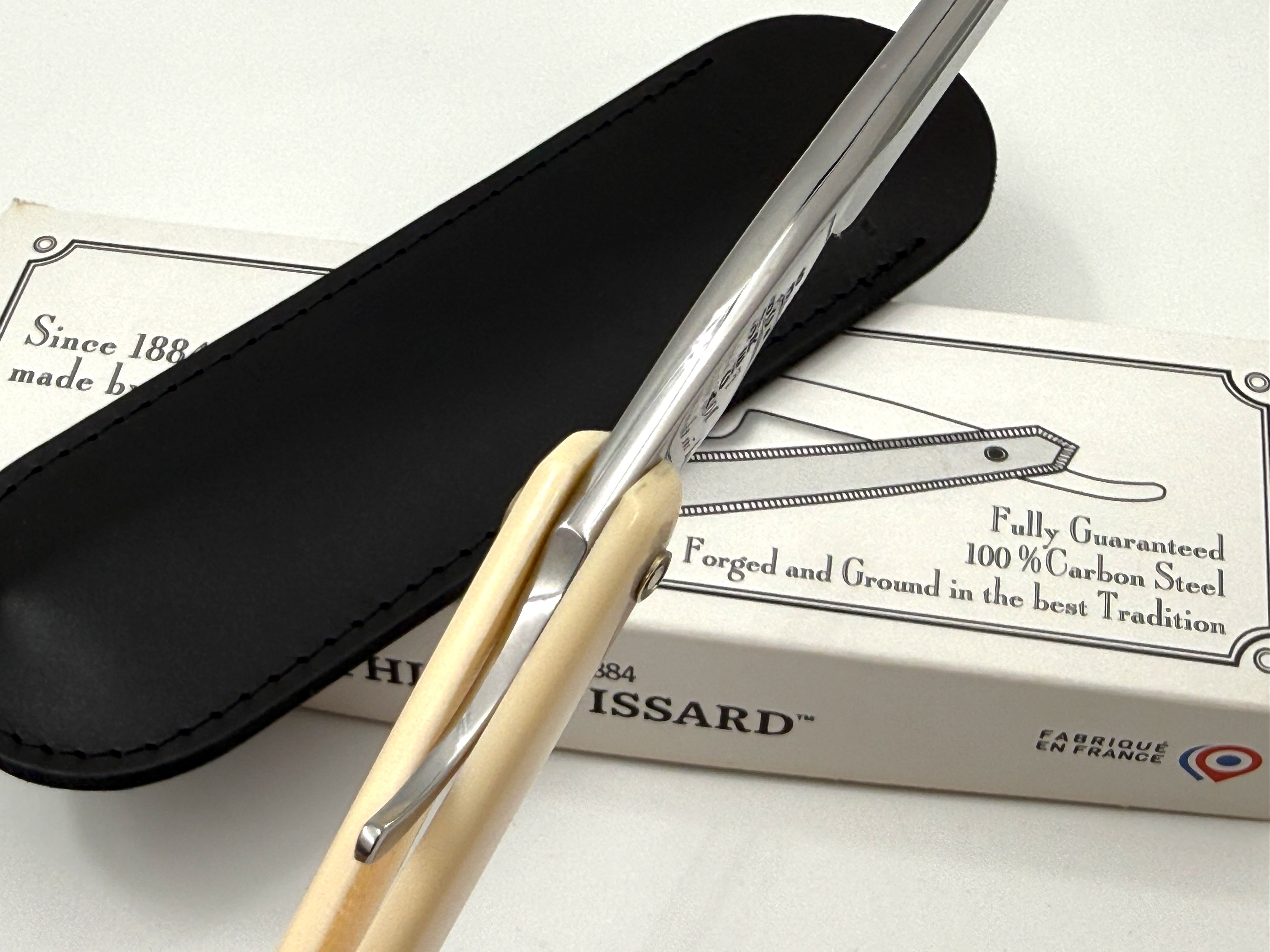 Thiers Issard 5/8 "Spartacus" Etch - Gladiator Scales - Full Hollow Straight Razor