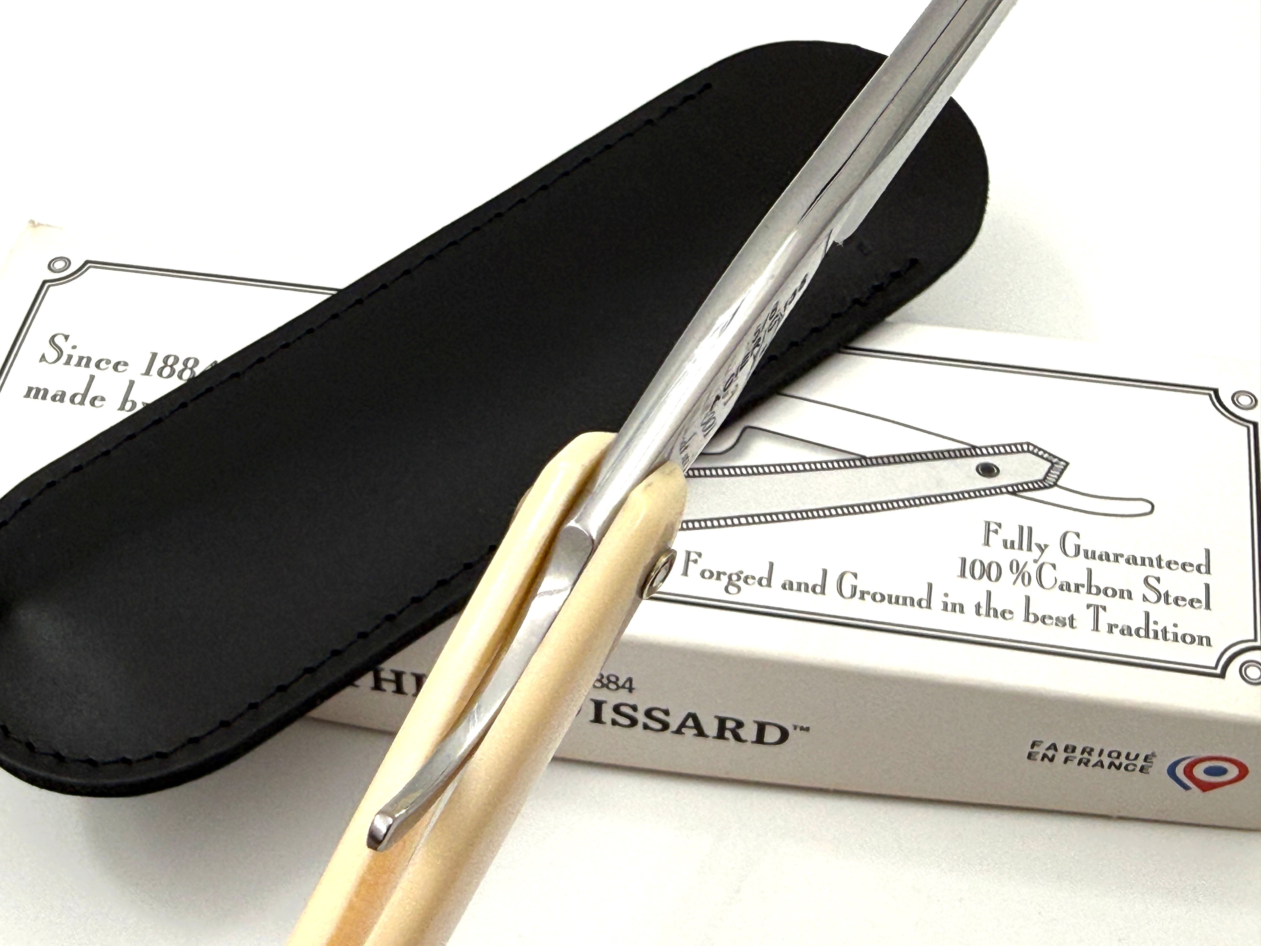 Thiers Issard 5/8 "Spartacus" Etch - Gladiator Scales - Full Hollow Straight Razor