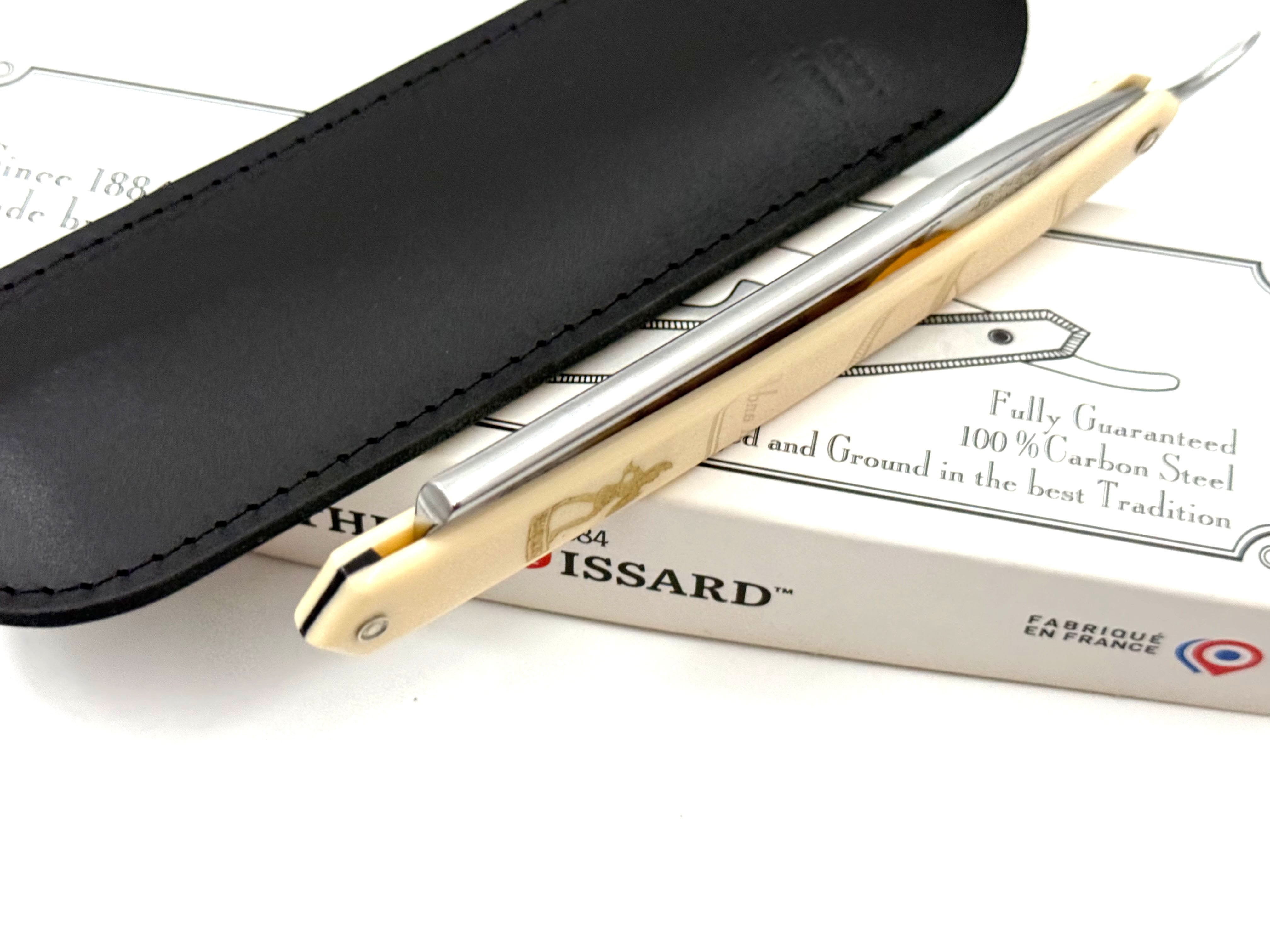 Thiers Issard 5/8 "Spartacus" Etch - Gladiator Scales - Full Hollow Straight Razor