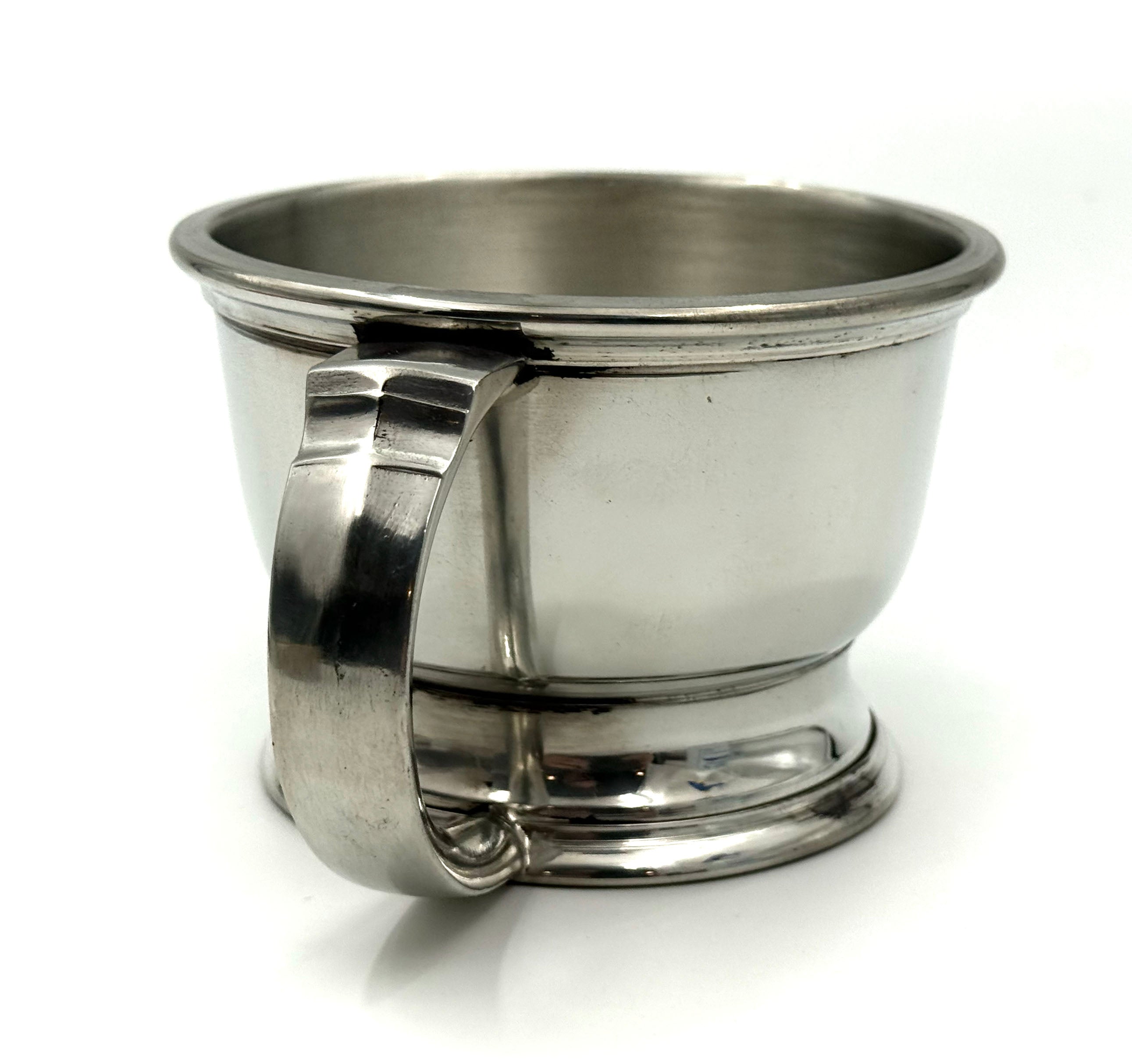 English Pewter Shave Mug – Sheffield Made