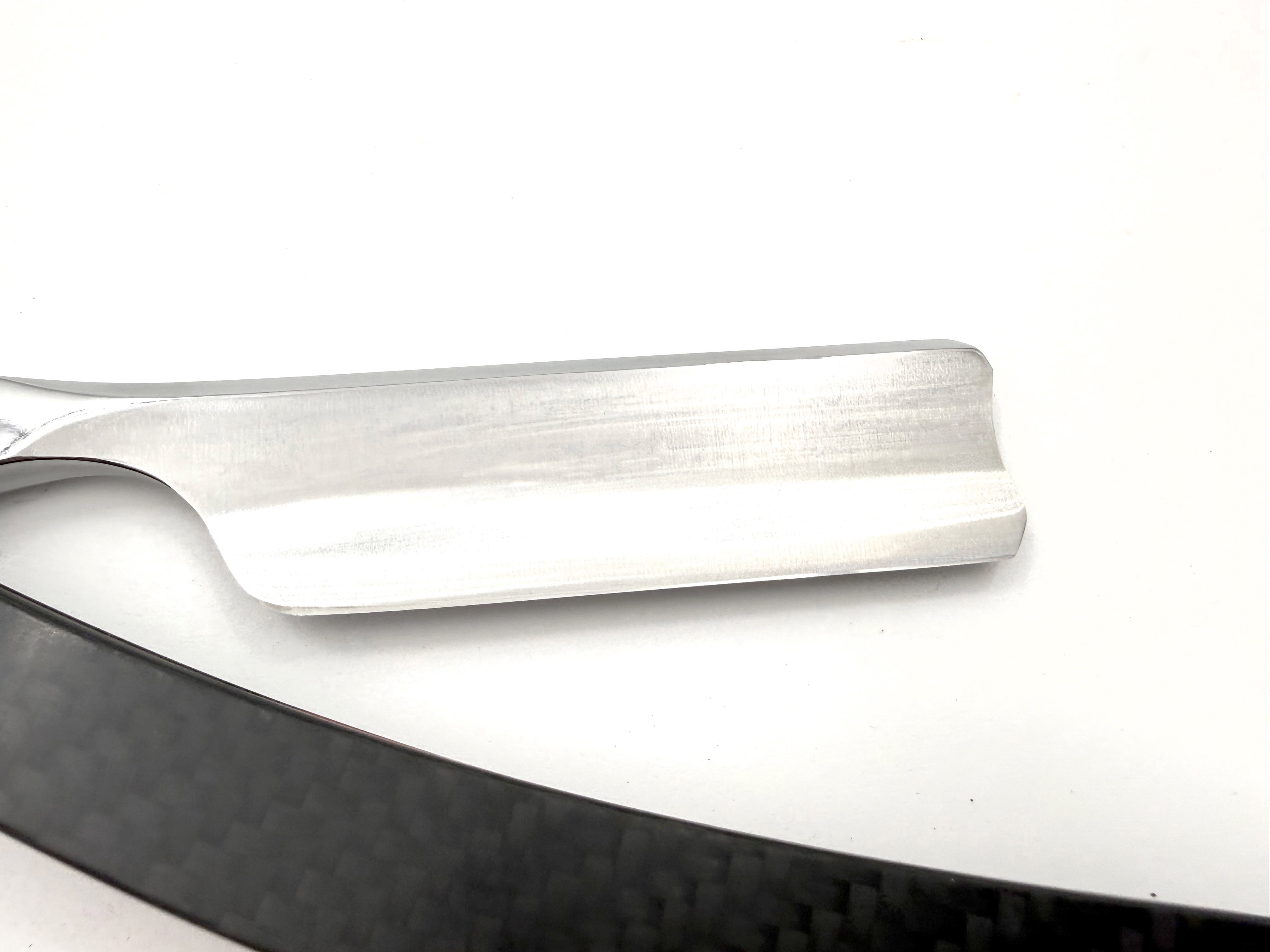 Rasoir droit Boker Lounge-Bar 6/8 avec écailles de coquillages Full Hollow Solingen