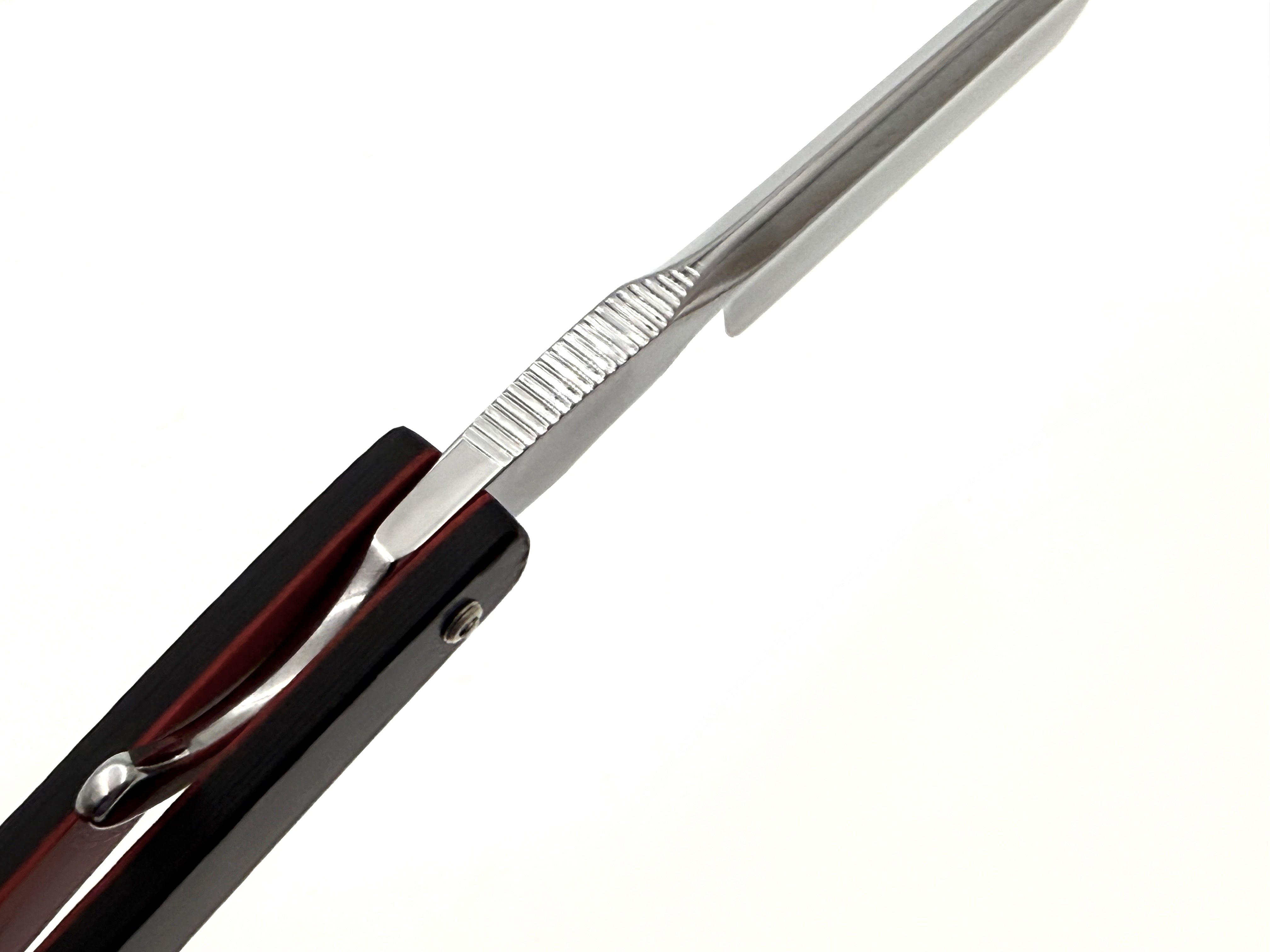 Rasoir droit Boker Lounge-Bar 6/8 avec écailles de coquillages Full Hollow Solingen