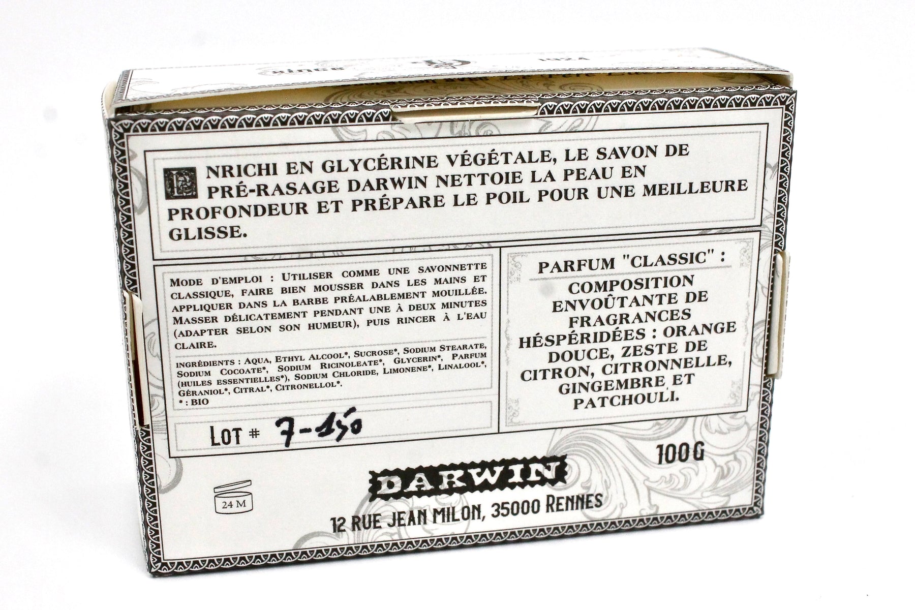 Darwin "Classic" Artisan Pre-Shaving Facial Soap 100g (3.5oz)