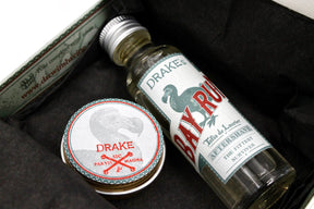 Darwin "Drake's Bay Rum" Travel Shaving Set - 15g Shaving Soap + 20ml Aftershave