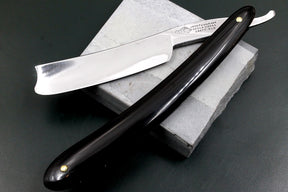 Joseph Warner Hecla Works 11/16 Blade with Original Horn Scales - Fully Restored Sheffield Straight Razor - Shave Ready