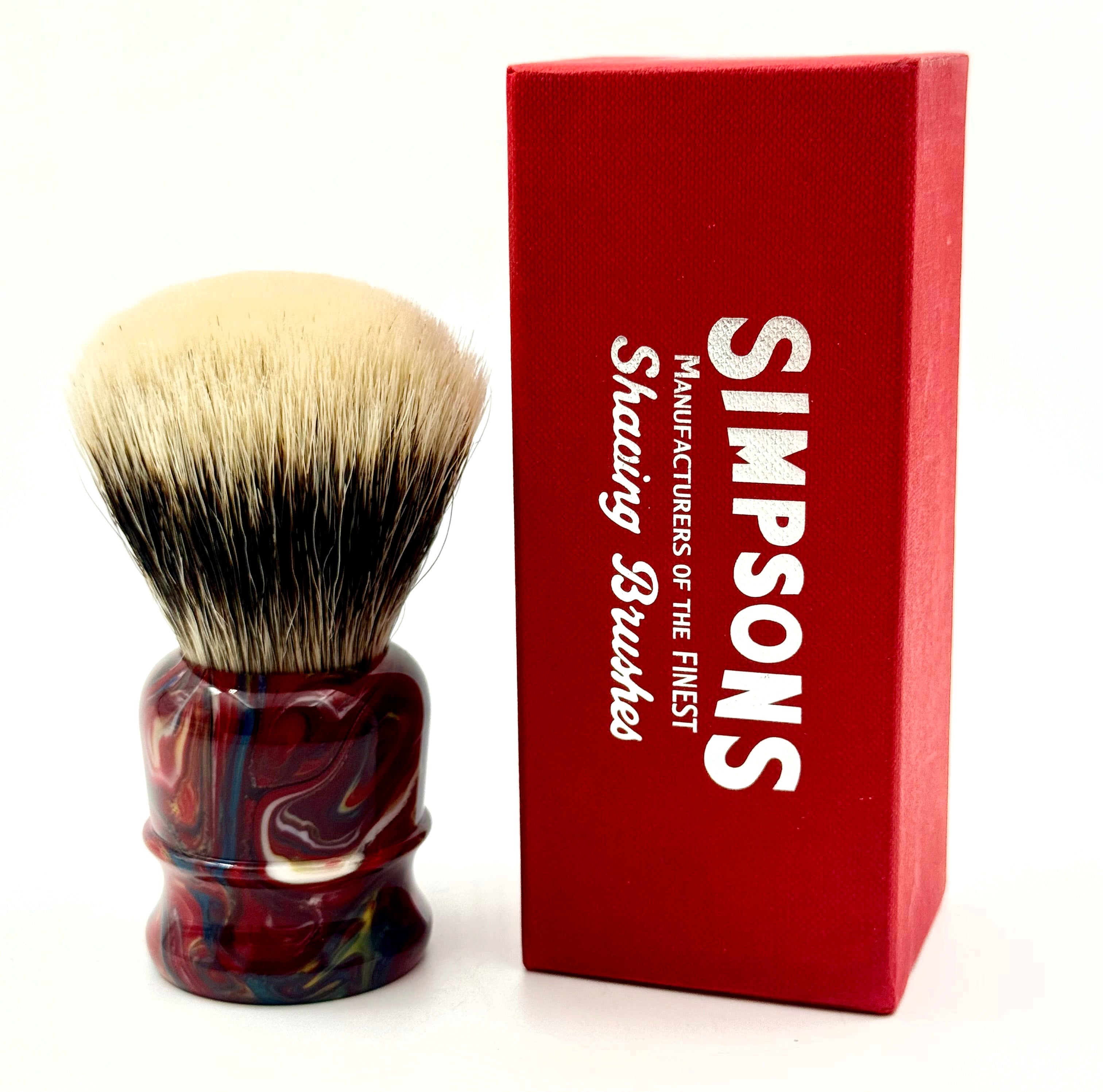 Limited Edition Simpson Chubby CH3 Manchurian Badger Shaving Brush - Triton