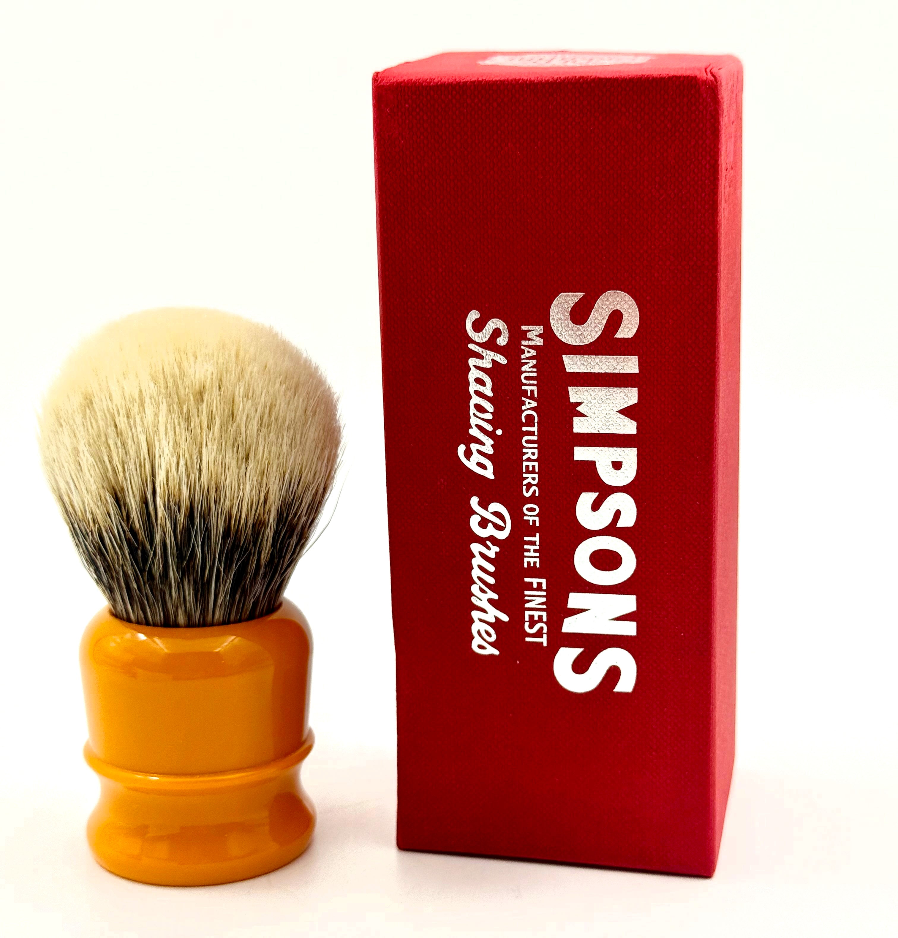 Limited Edition Simpson Chubby CH2 Manchurian Badger Shaving Brush - Butterscotch