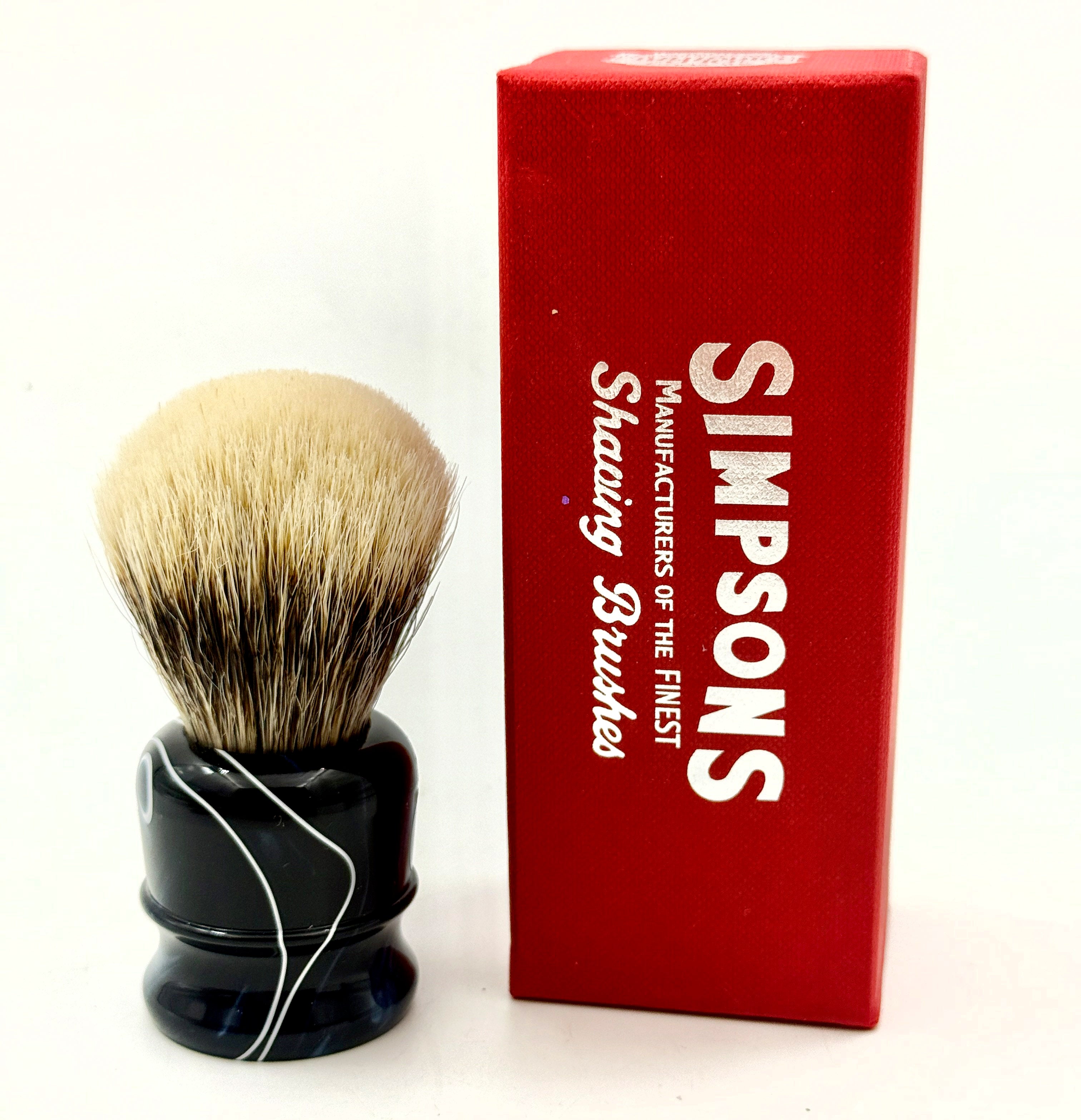 Limited Edition Simpson Chubby CH1 Manchurian Badger Shaving Brush - Cyclone