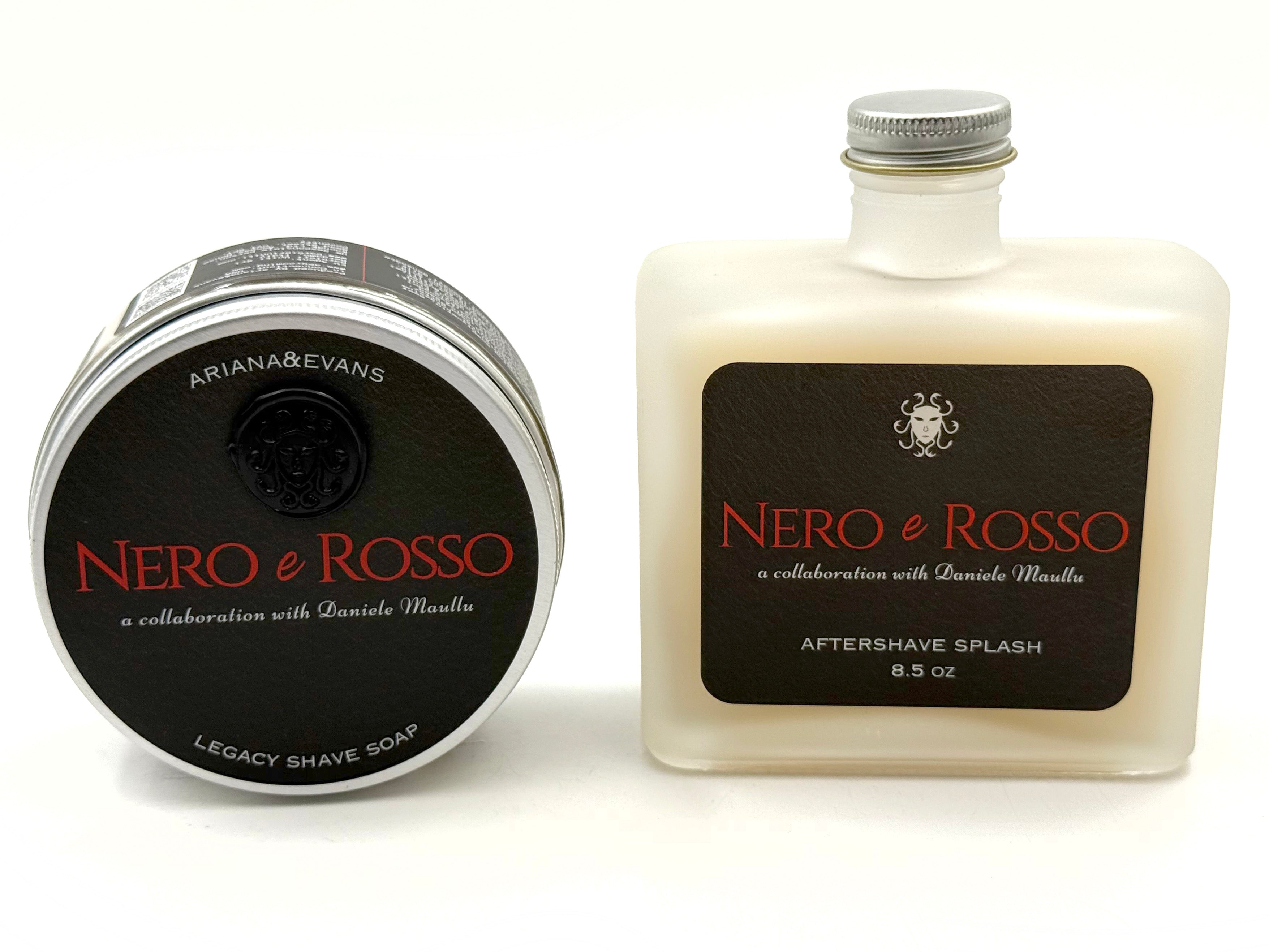 Ariana & Evans - Daniele Maullu Nero E Rosso Shaving Cream OR Aftershave Splash