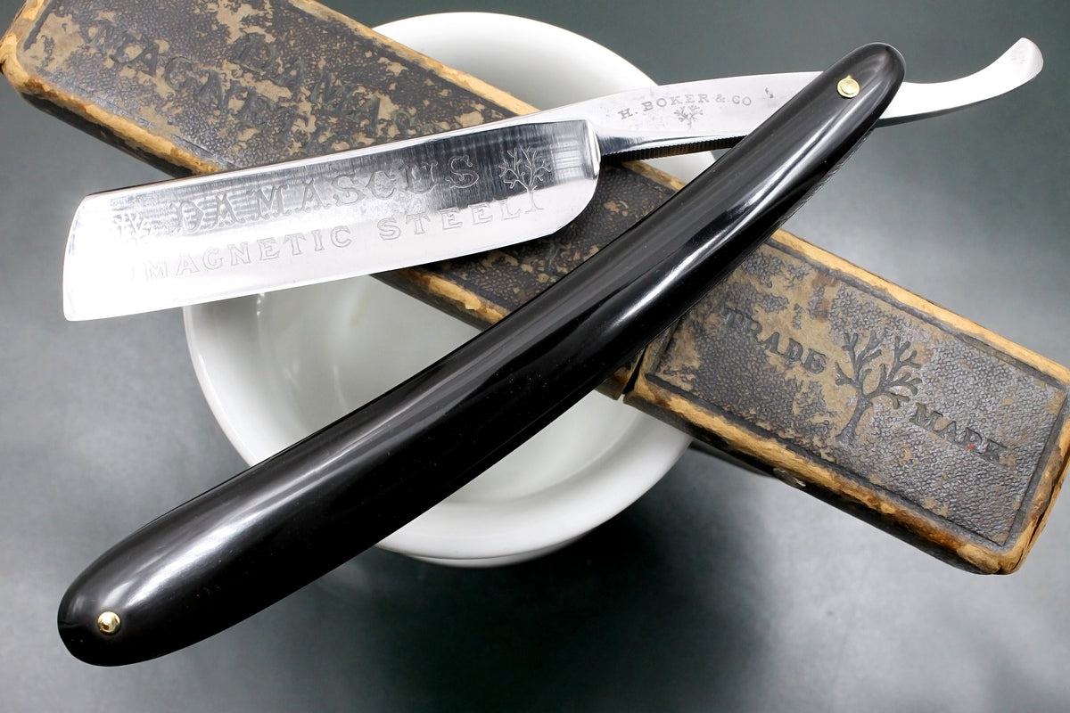 Vintage Straight Razor Shave