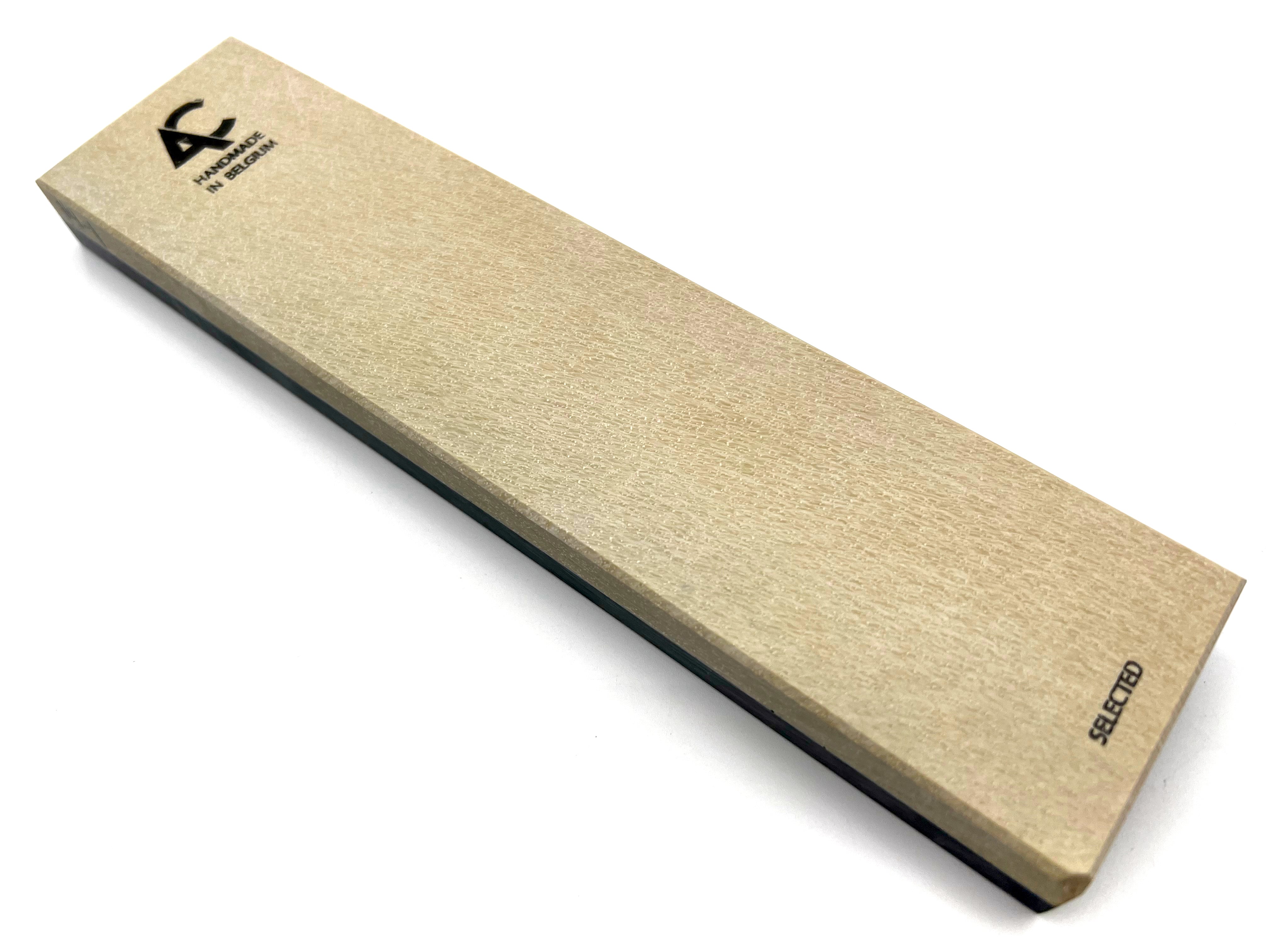 Belgian Coticule - 250mm x 60mm (9.8 x 2.4") Select Grade Sharpening Stone with Slurry Stone