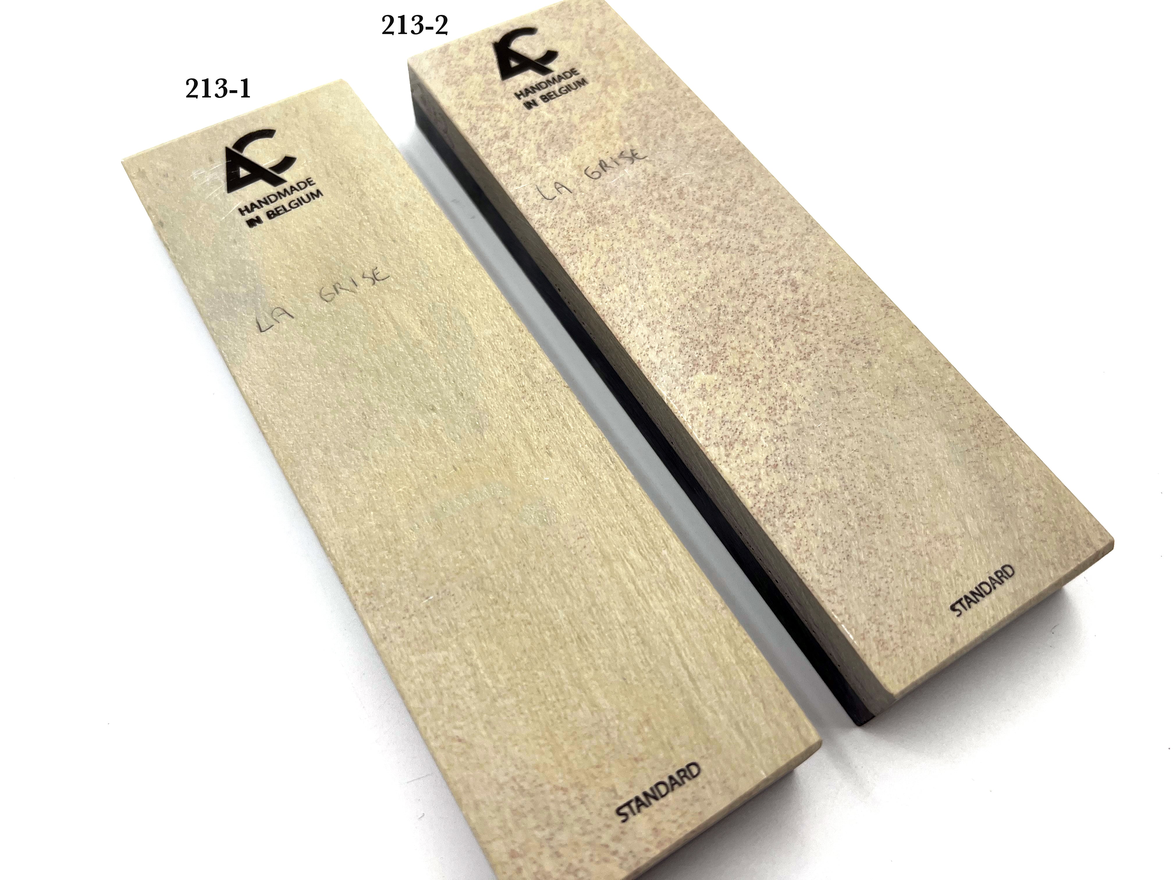 Belgian Coticule - 200mm x 60mm (8 x 2.4") Standard Grade Sharpening Stone with Slurry Stone - CHOOSE YOUR STONE