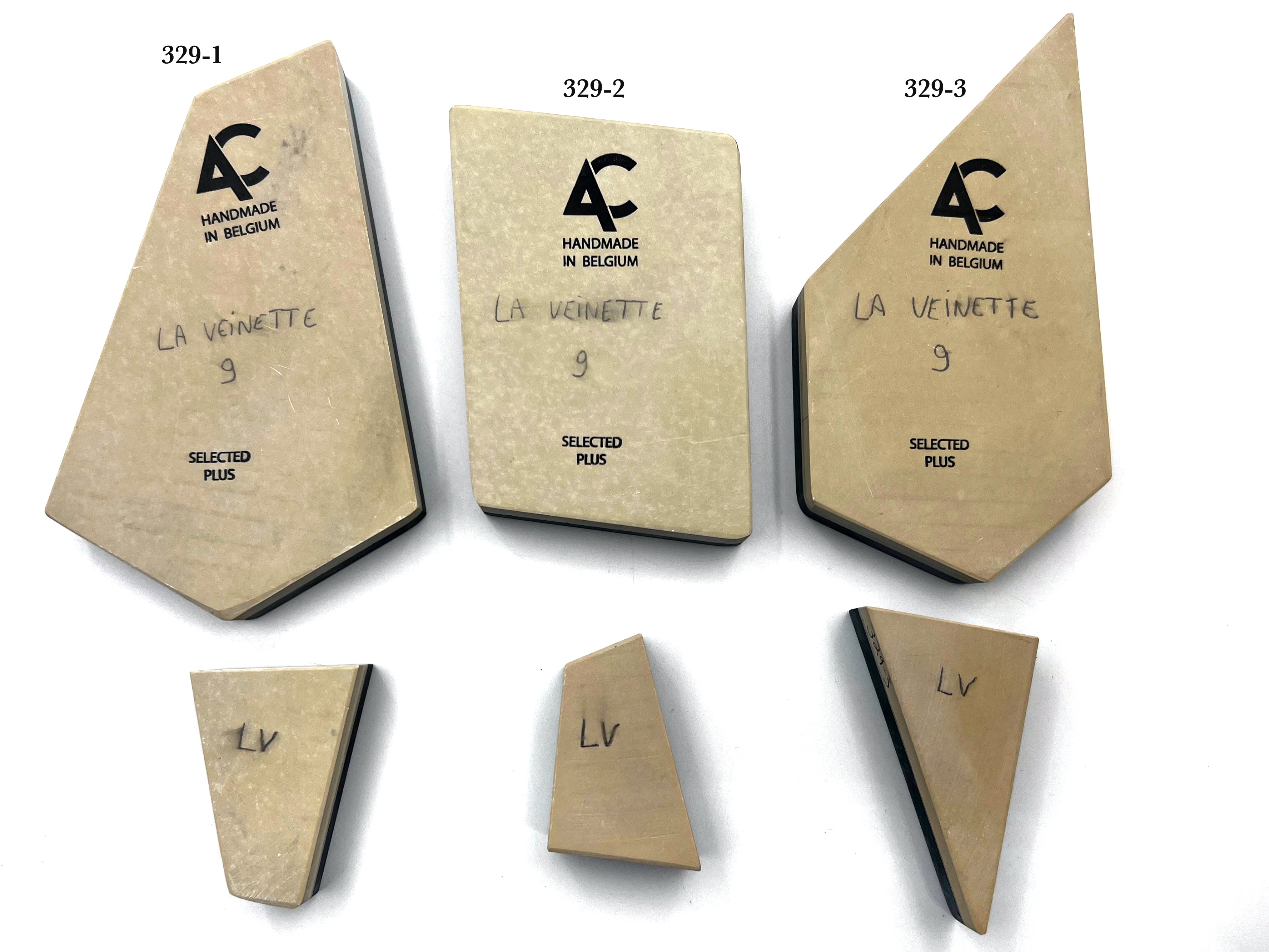 Belgian Coticule La Veinette - Bout 9 Select Plus Sharpening Stone with Slurry Stone - CHOOSE YOUR STONE