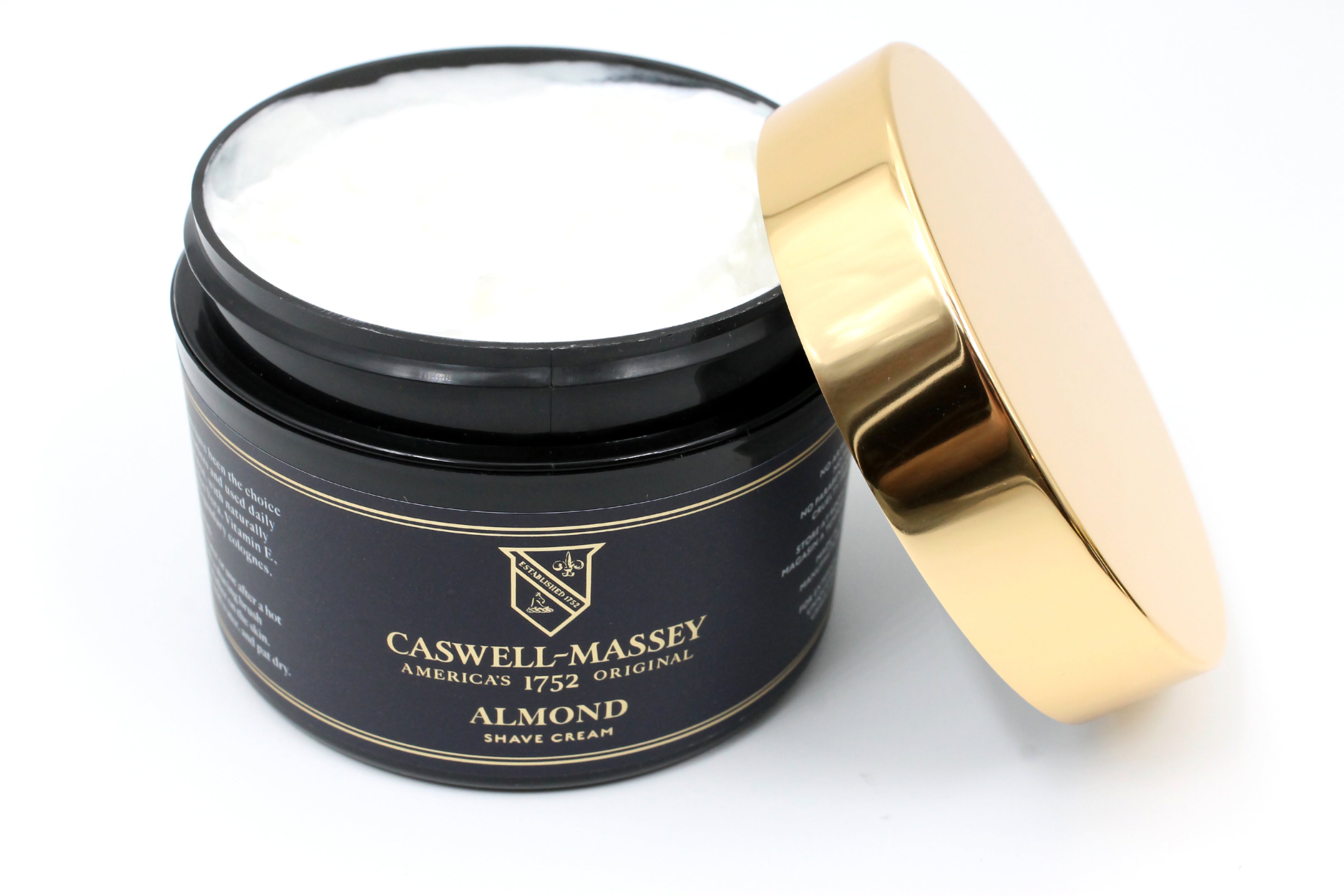 Caswell Massey Almond Luxury Shaving Cream in Jar - 226g (8 oz)