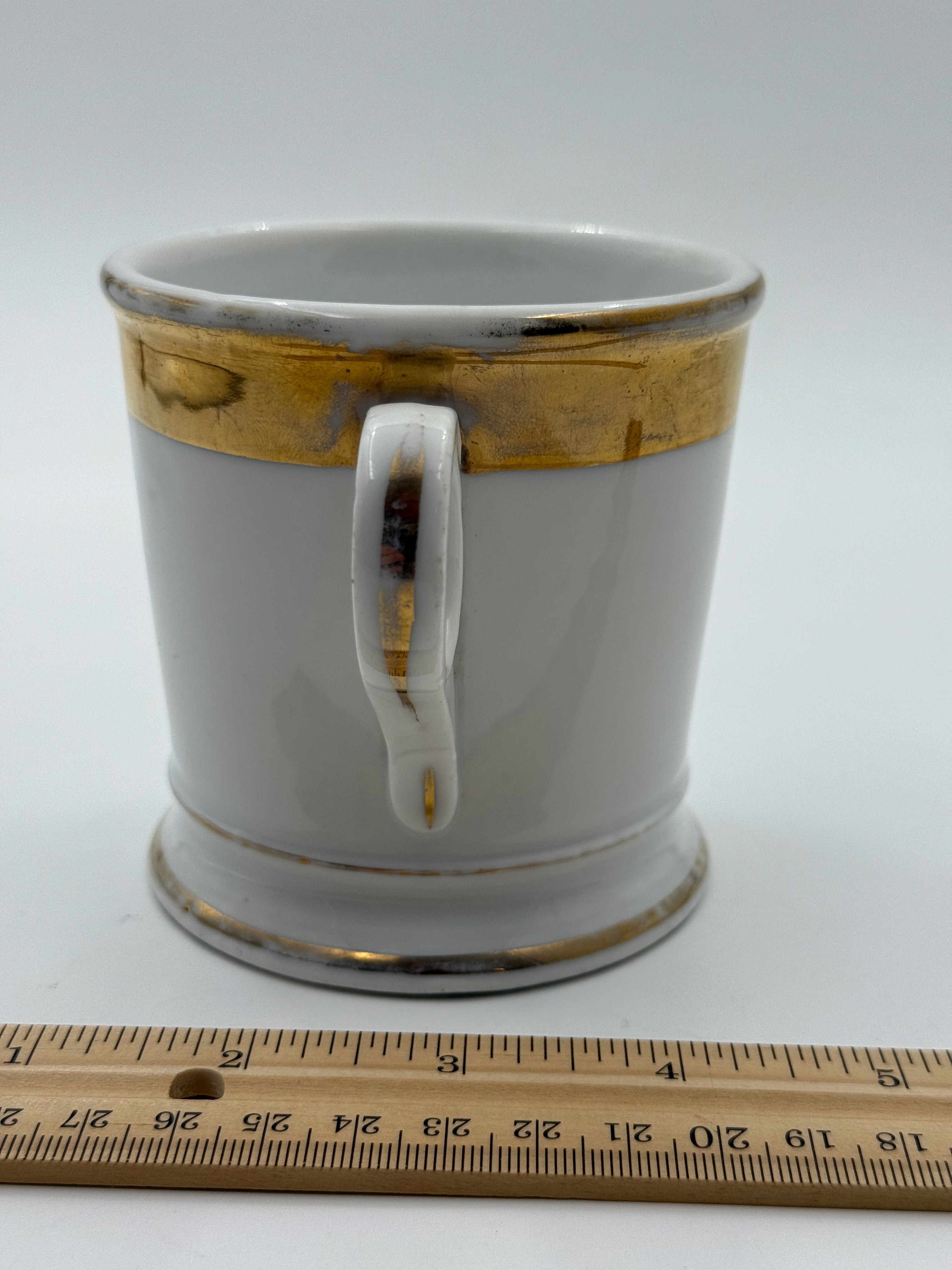 Antique Handpainted Personalized Shaving Mug