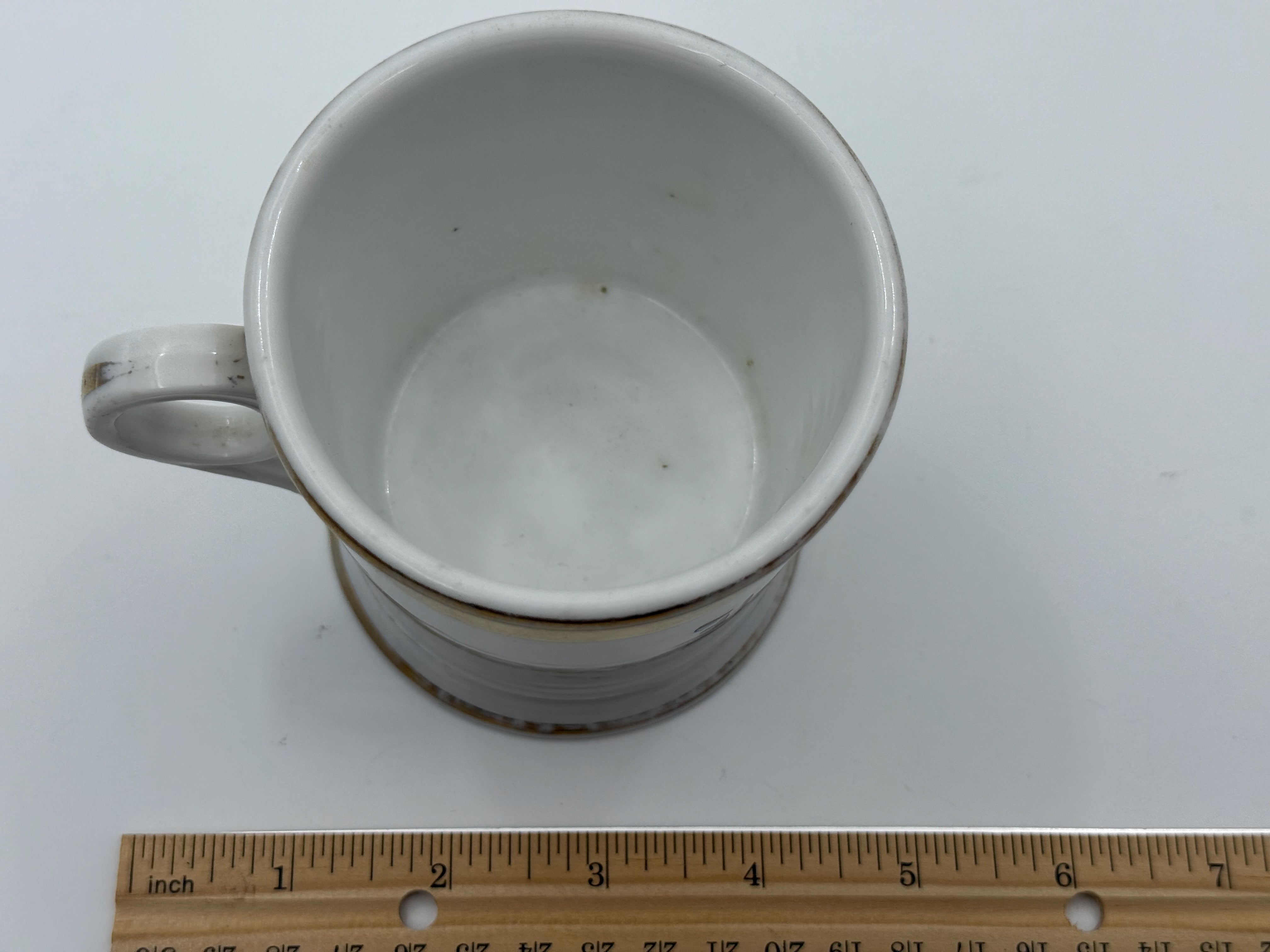 Antique Handpainted Personalized Shaving Mug