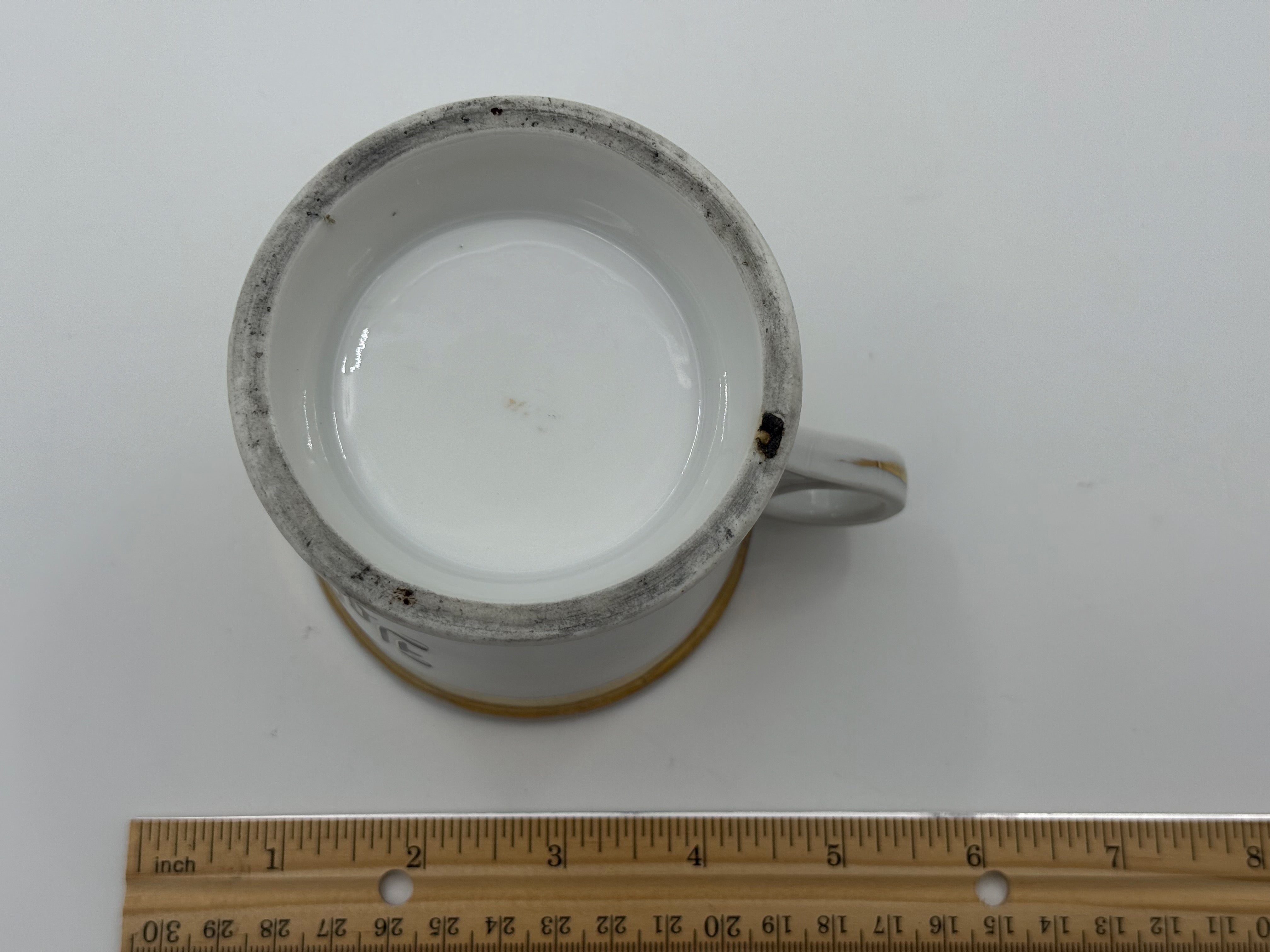 Antique Handpainted Personalized Shaving Mug