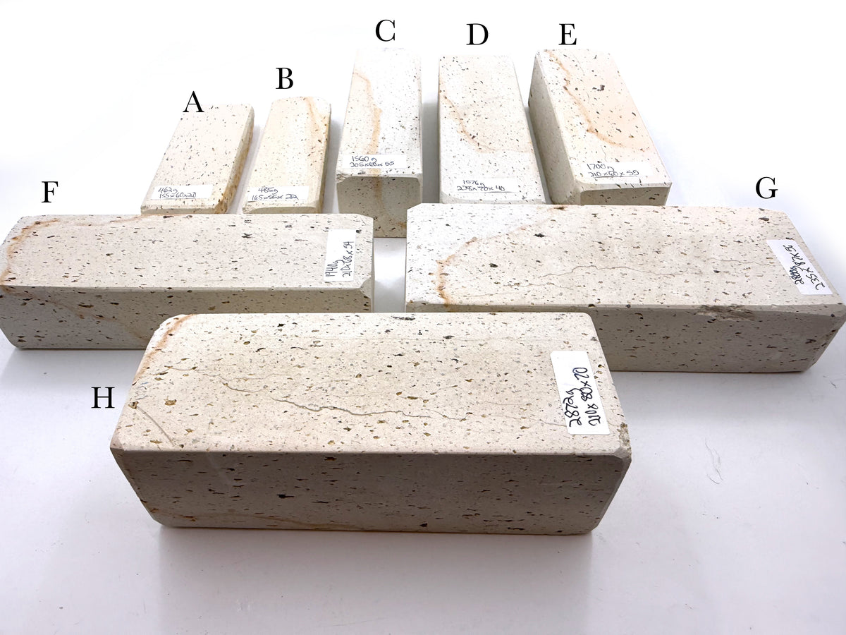 Binsui Medium Grit Japanese Natural Toishi Whetstone - Choose Your Stone