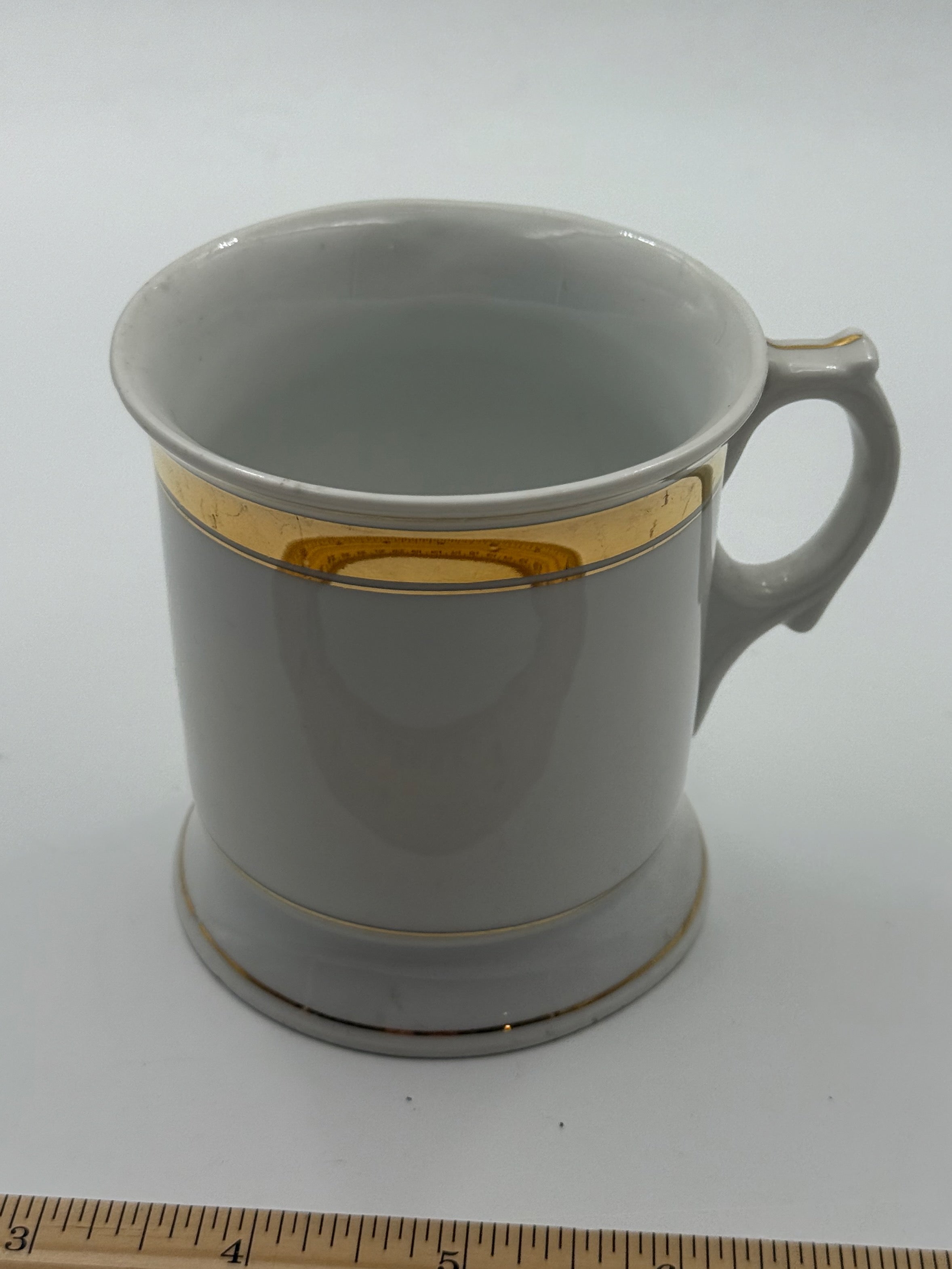 Antique Handpainted Personalized Shaving Mug