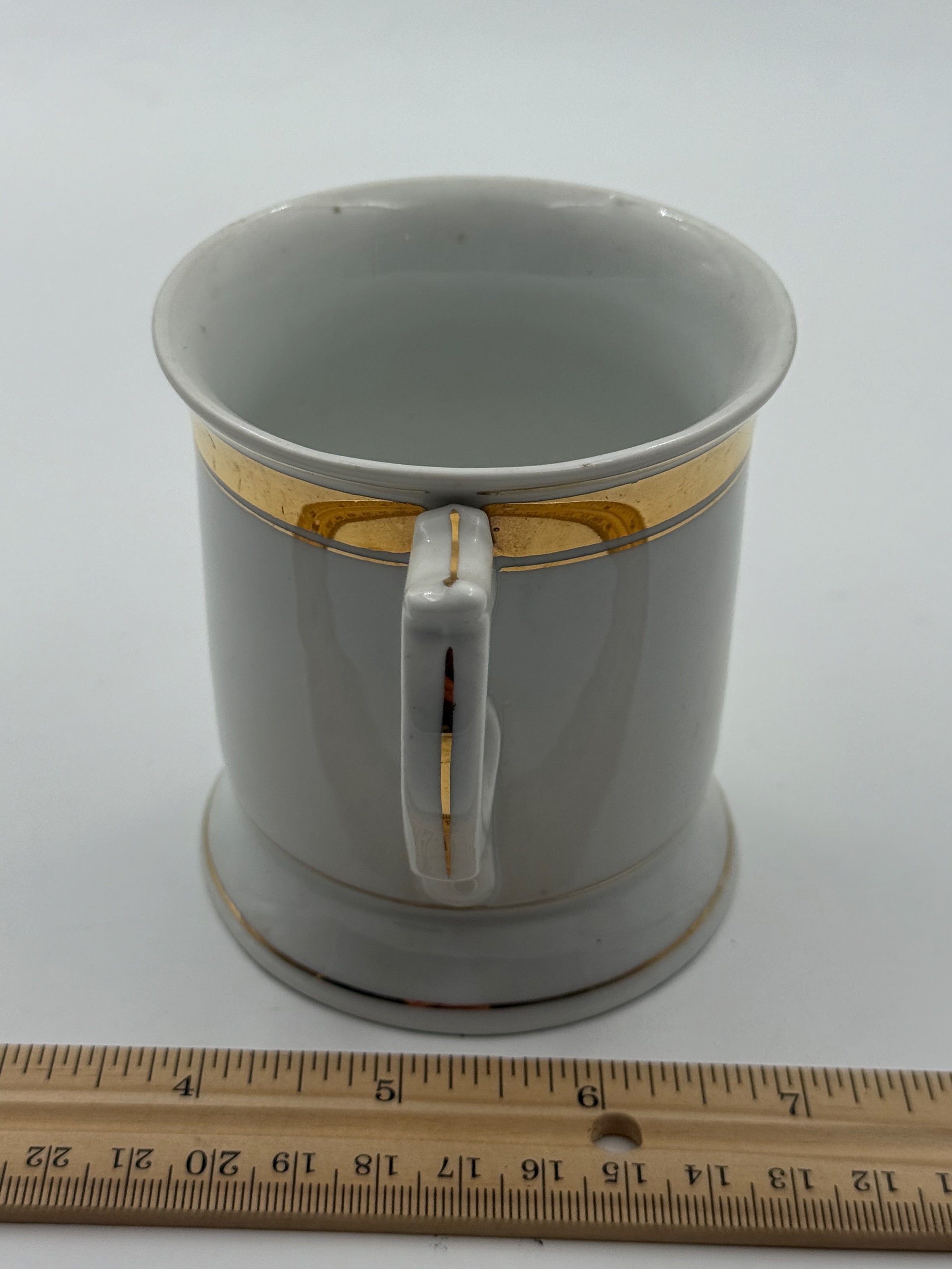 Antique Handpainted Personalized Shaving Mug