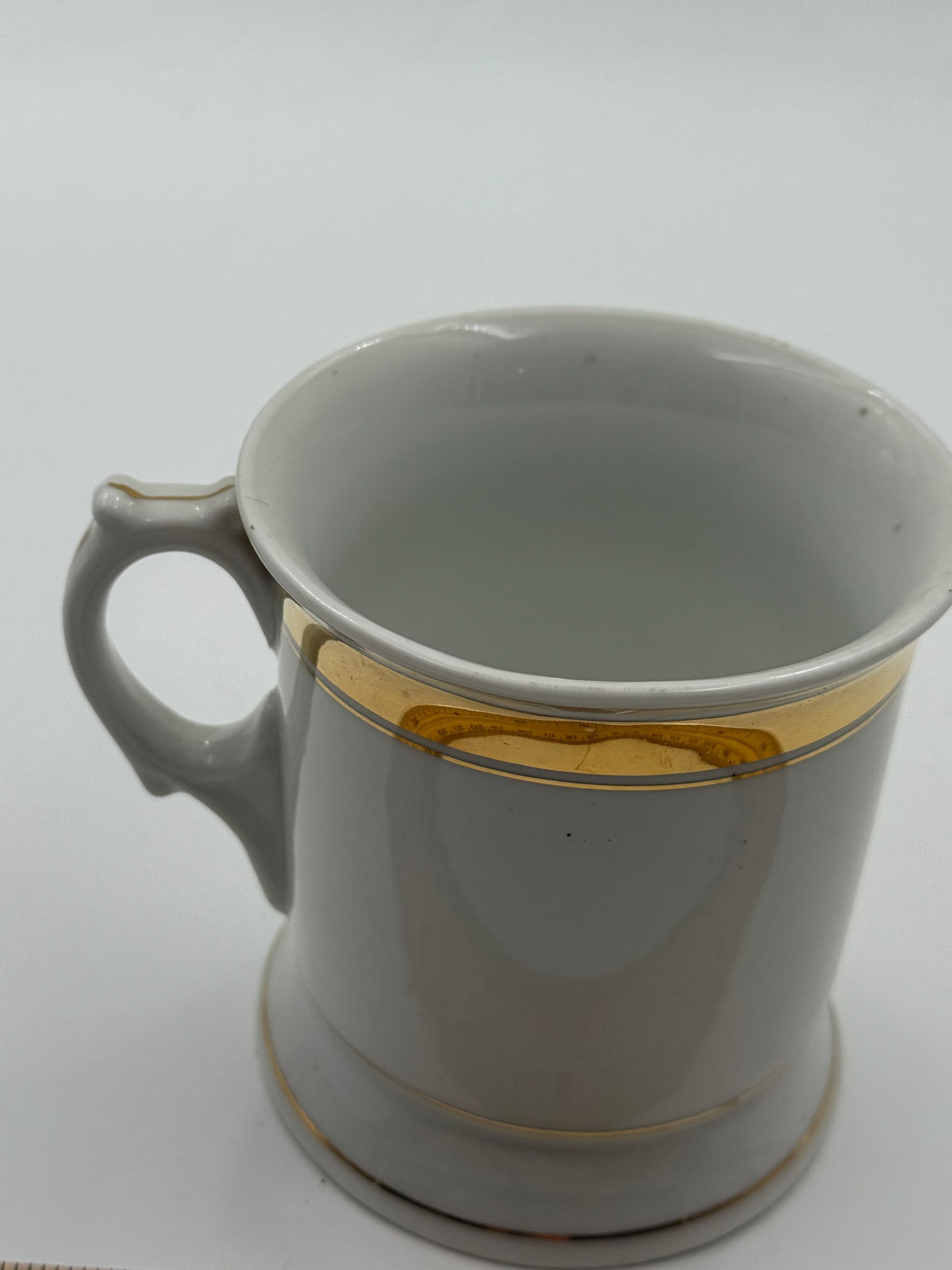 Antique Handpainted Personalized Shaving Mug