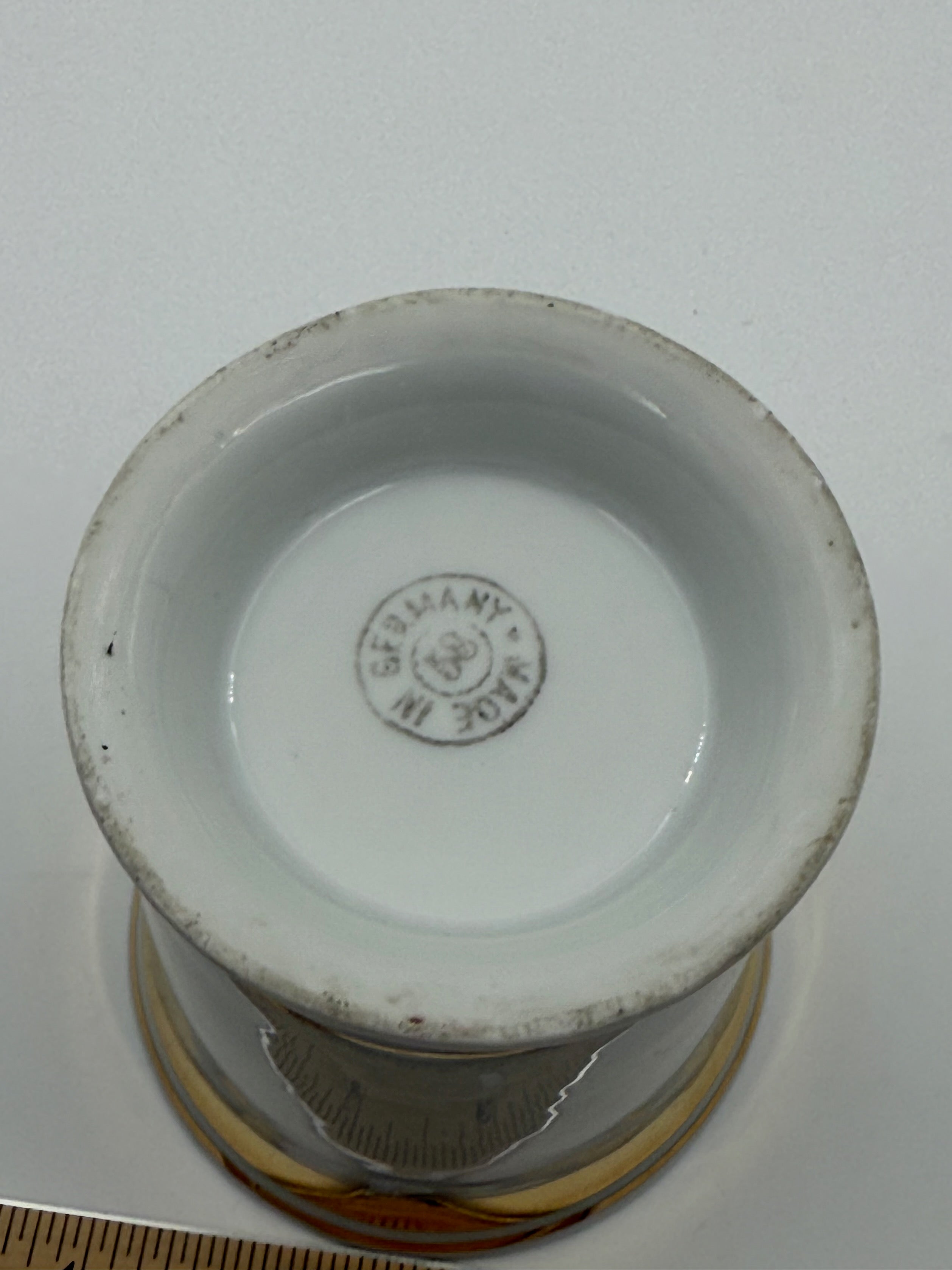 Antique Handpainted Personalized Shaving Mug