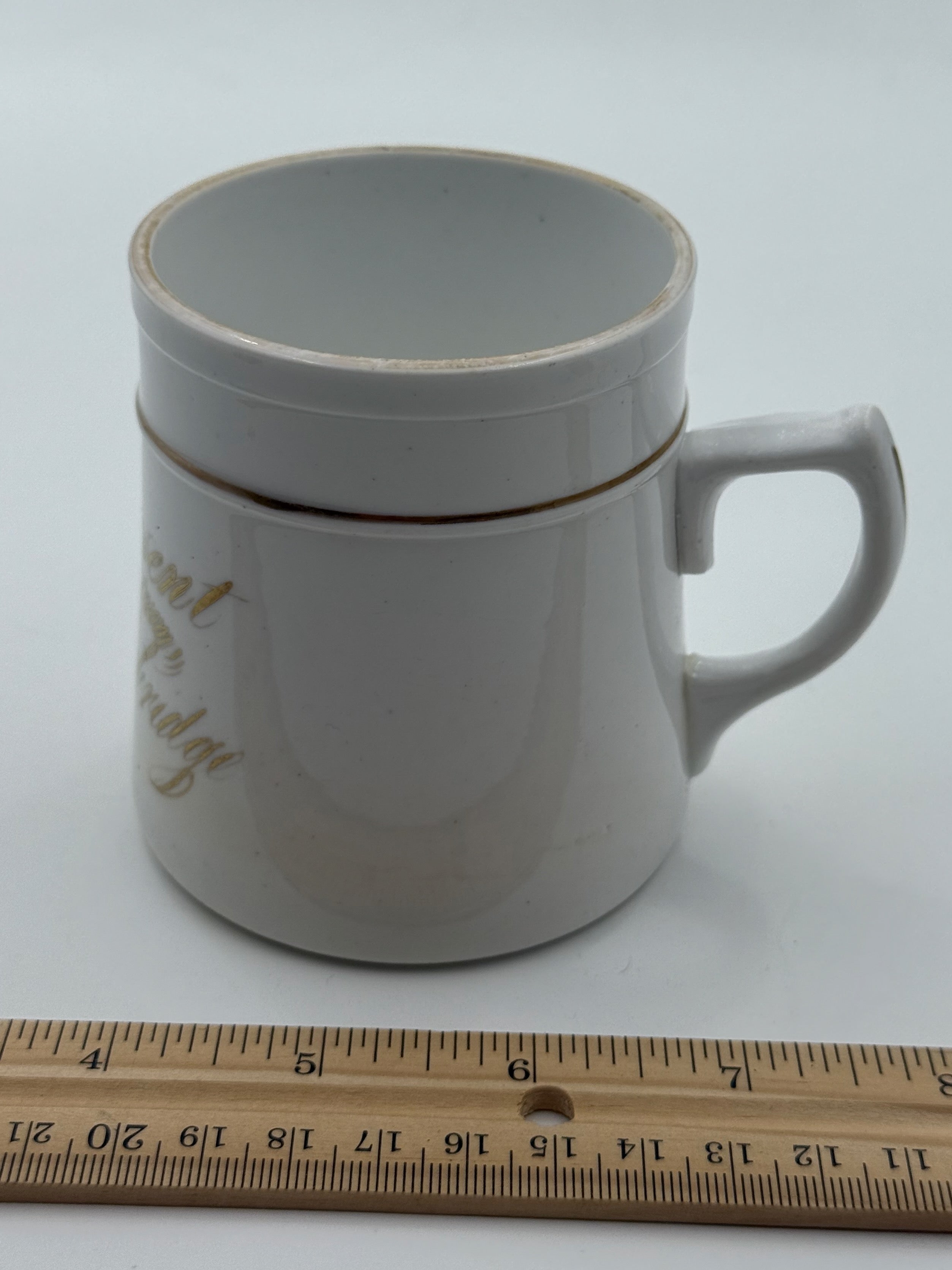 Antique Handpainted Personalized Shaving Mug