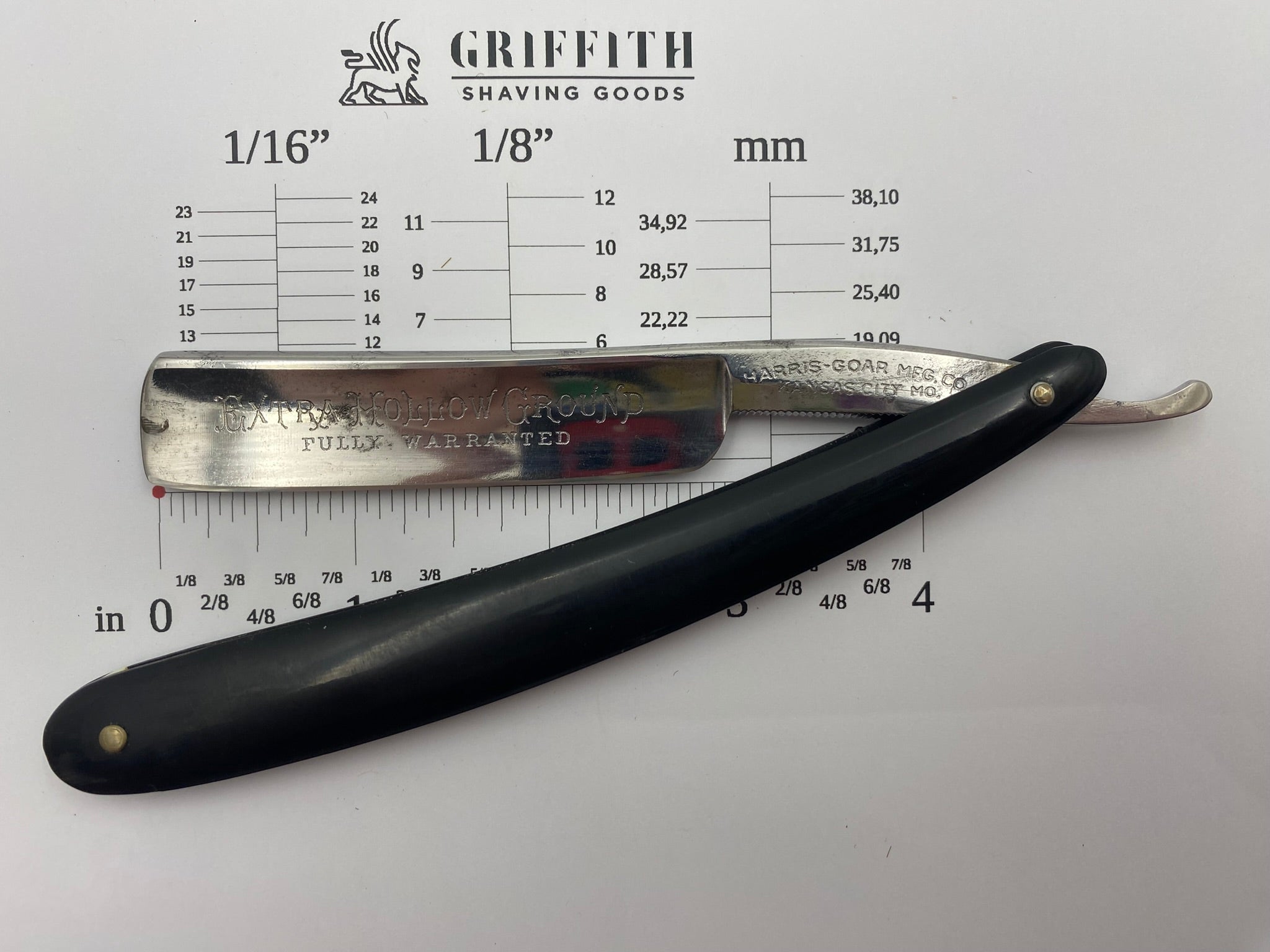 Vintage Harris Goar American Straight Razor for Restoration