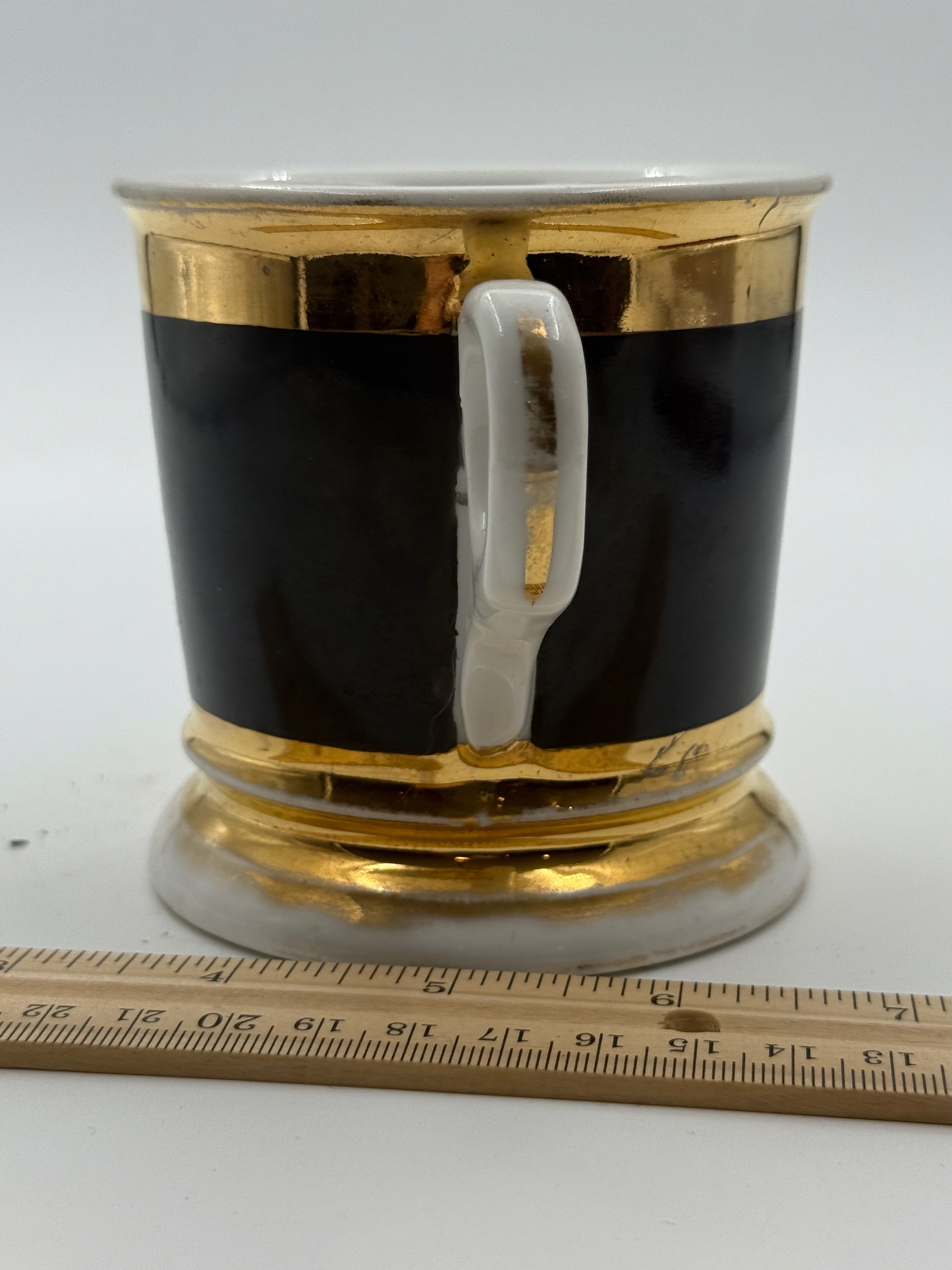 Antique Handpainted Personalized Shaving Mug