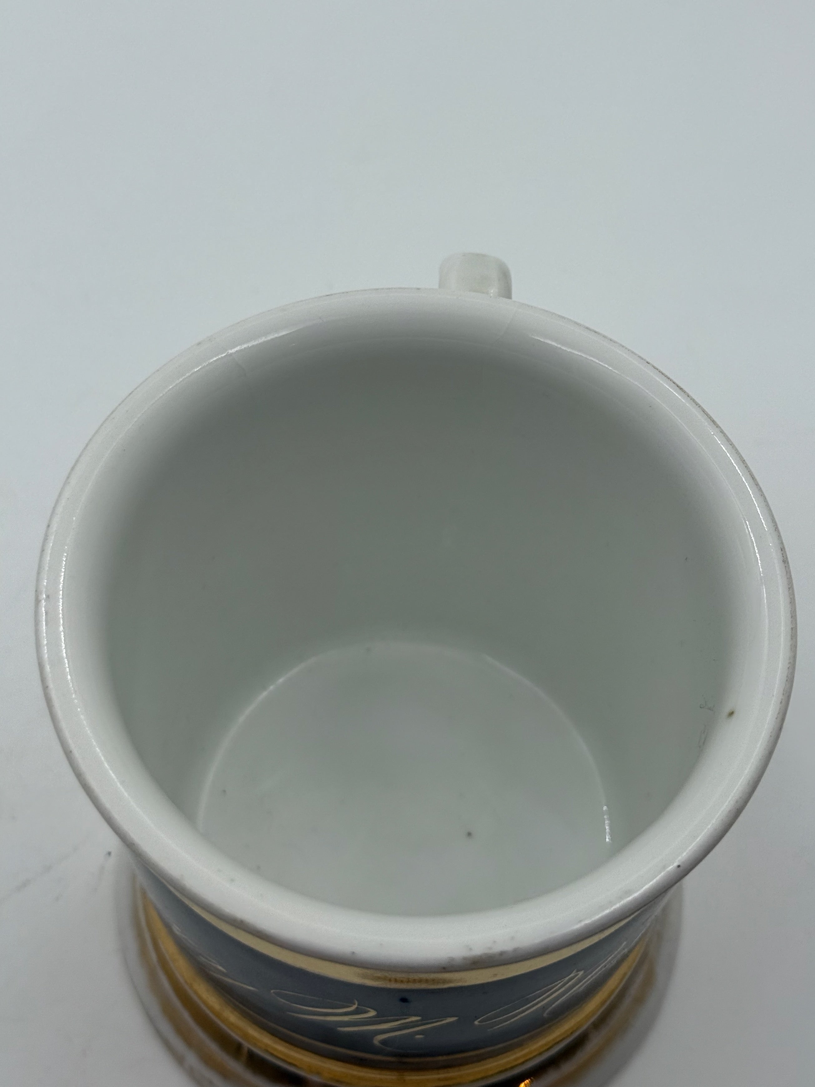 Antique Handpainted Personalized Shaving Mug